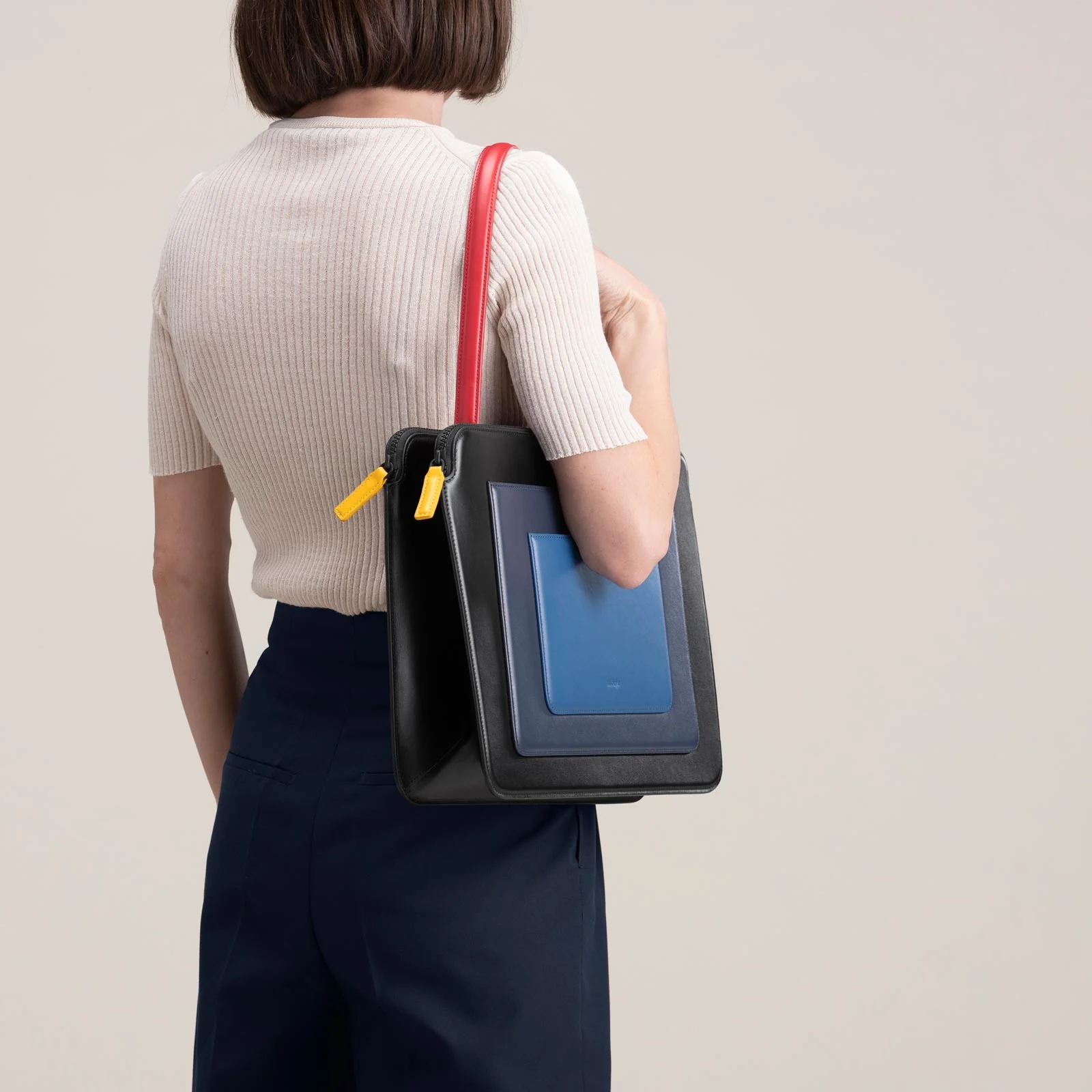 Business Bag - Black & Blue - Image 10
