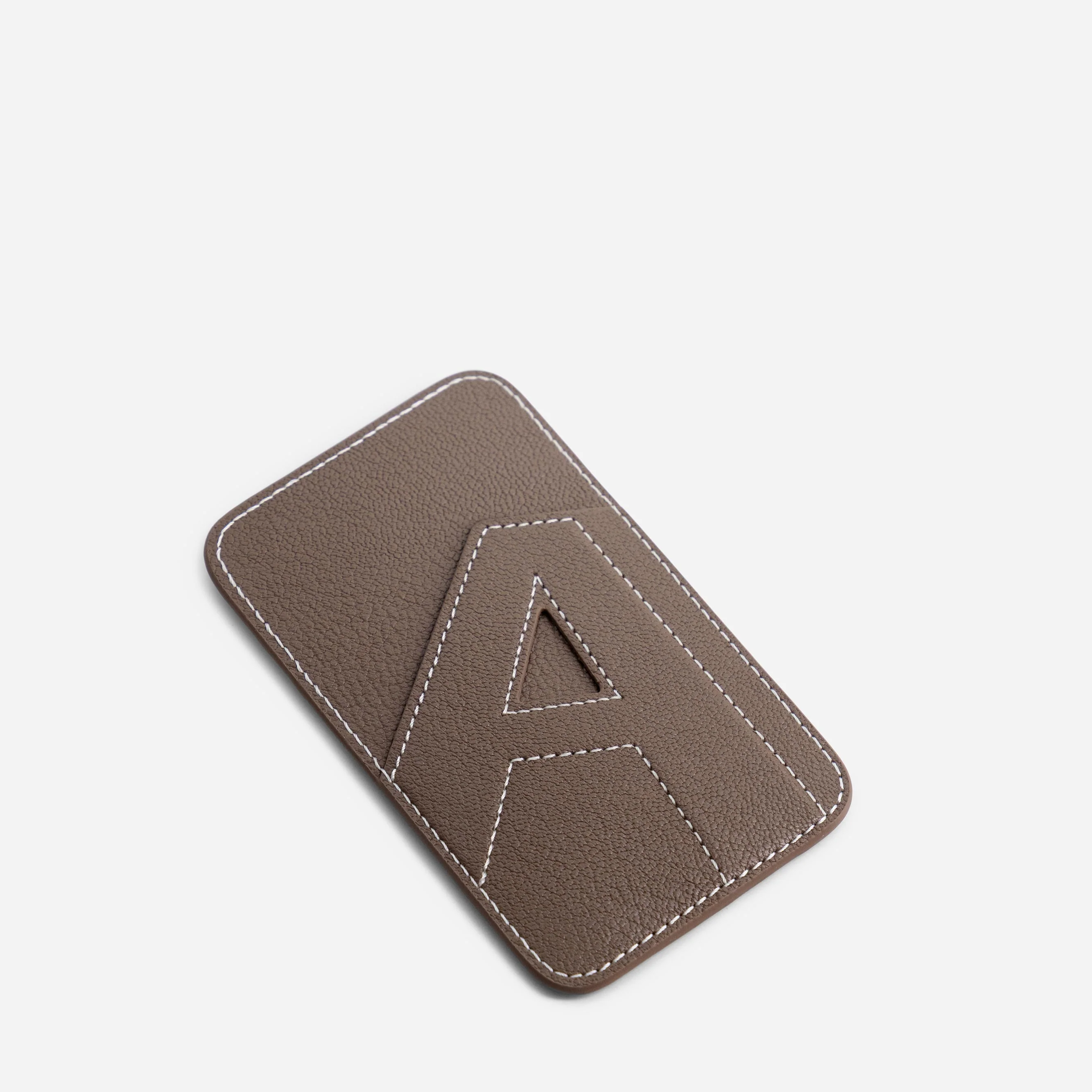 Cardholder A - Chèvre Etoupe - Image 2
