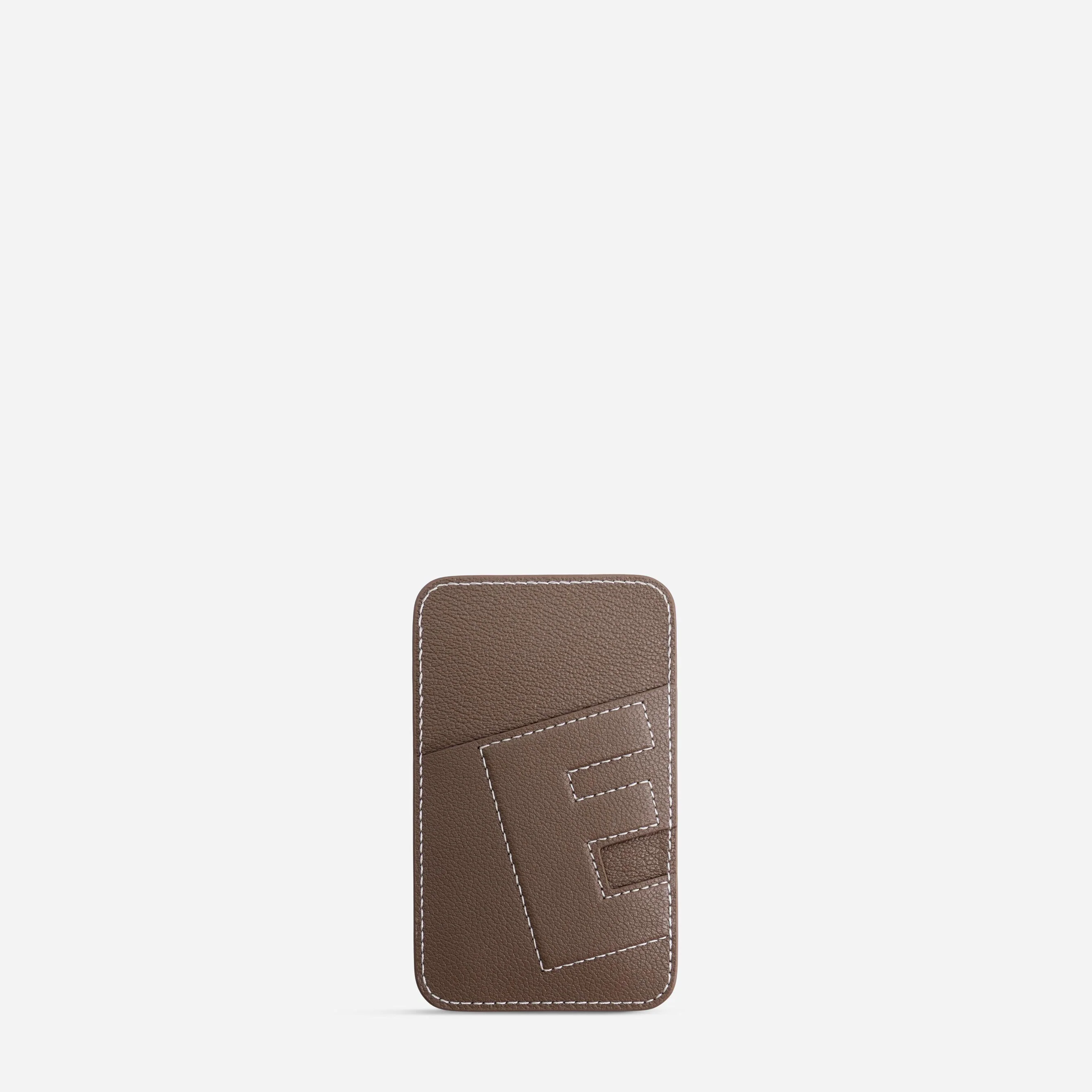Cardholder E - Chèvre Etoupe