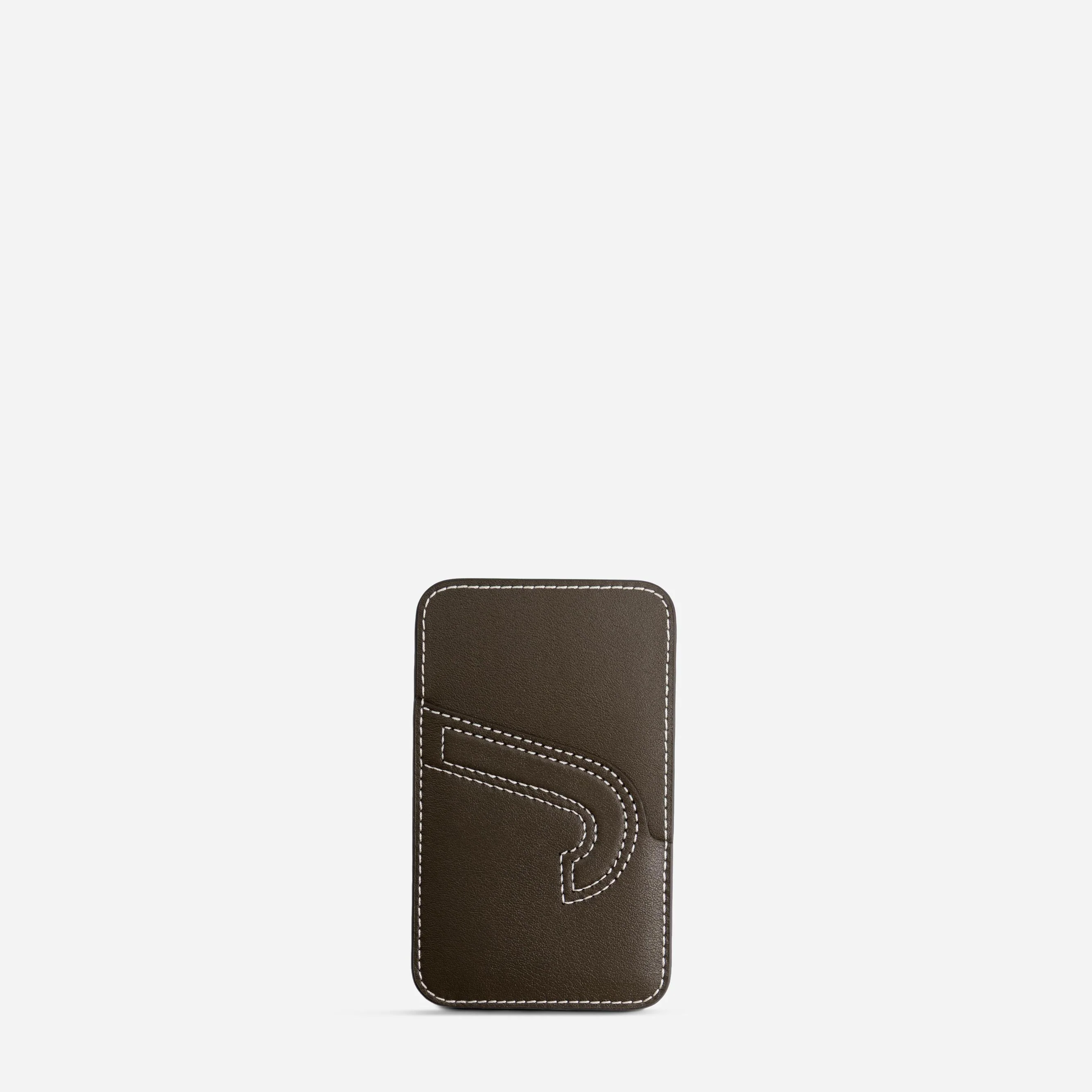 Cardholder J - Truffle Green