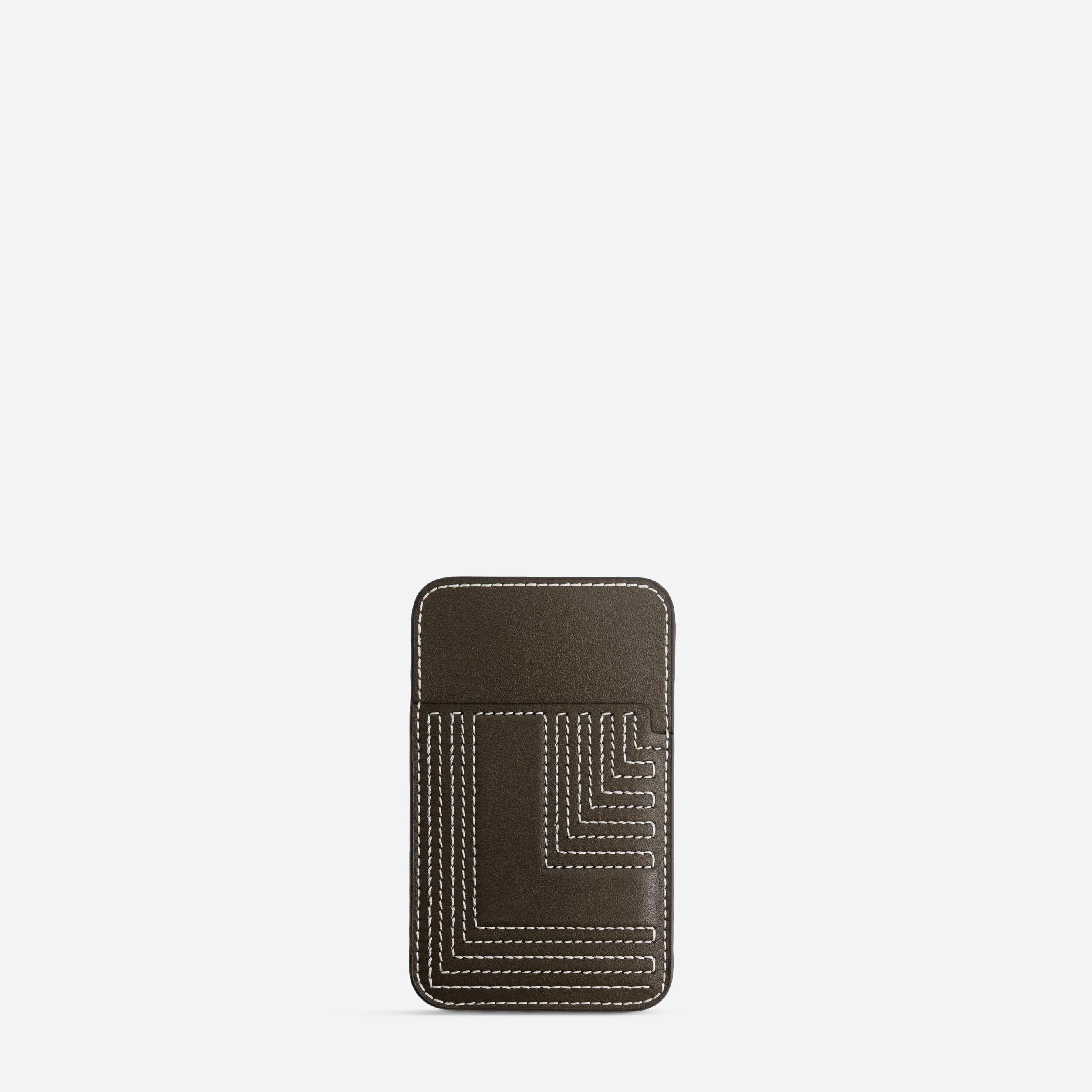 Cardholder L - Truffle Green