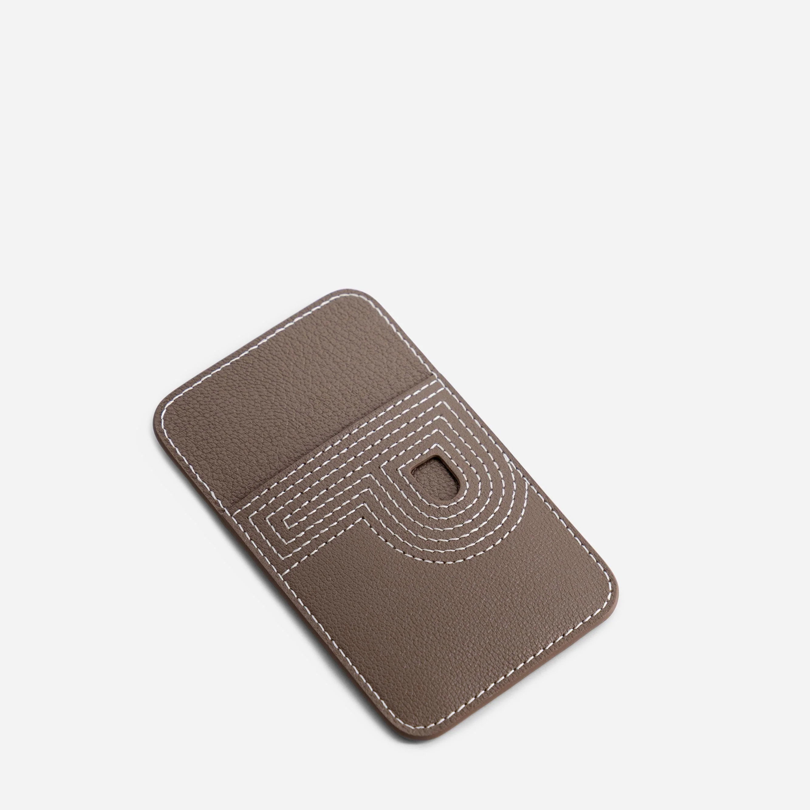 Cardholder P - Chèvre Etoupe - Image 2