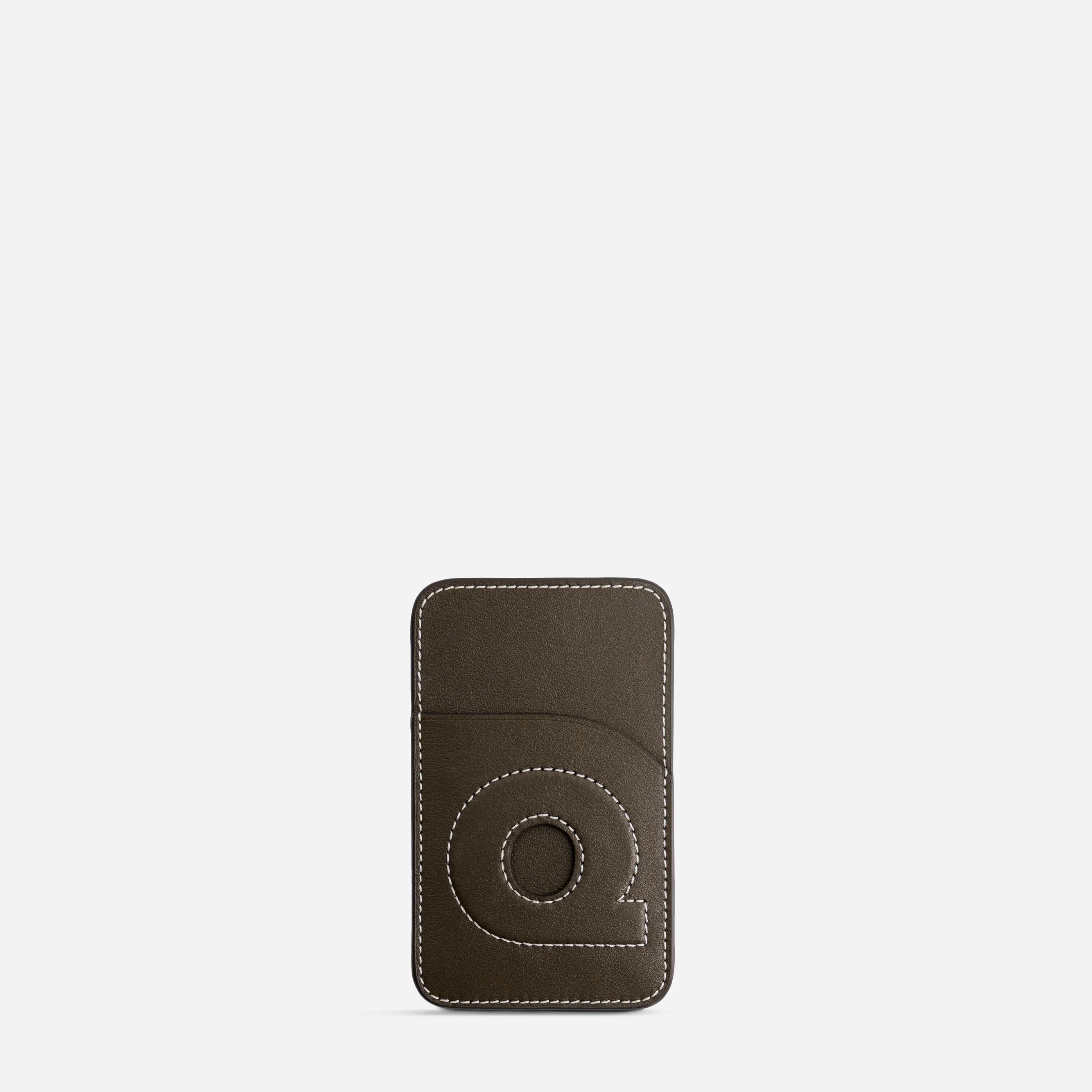 Cardholder Q - Truffle Green