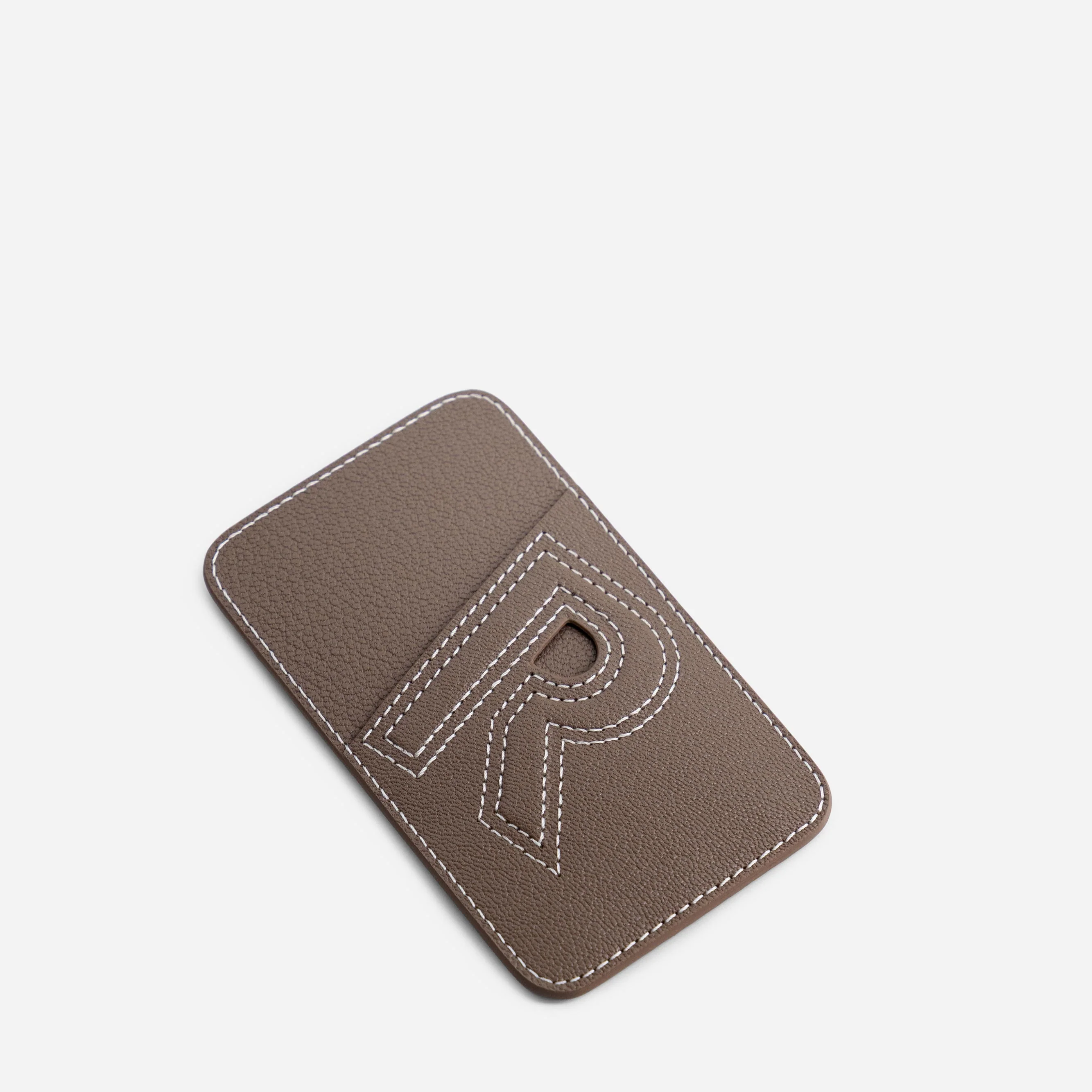 Cardholder R - Chèvre Etoupe - Image 2