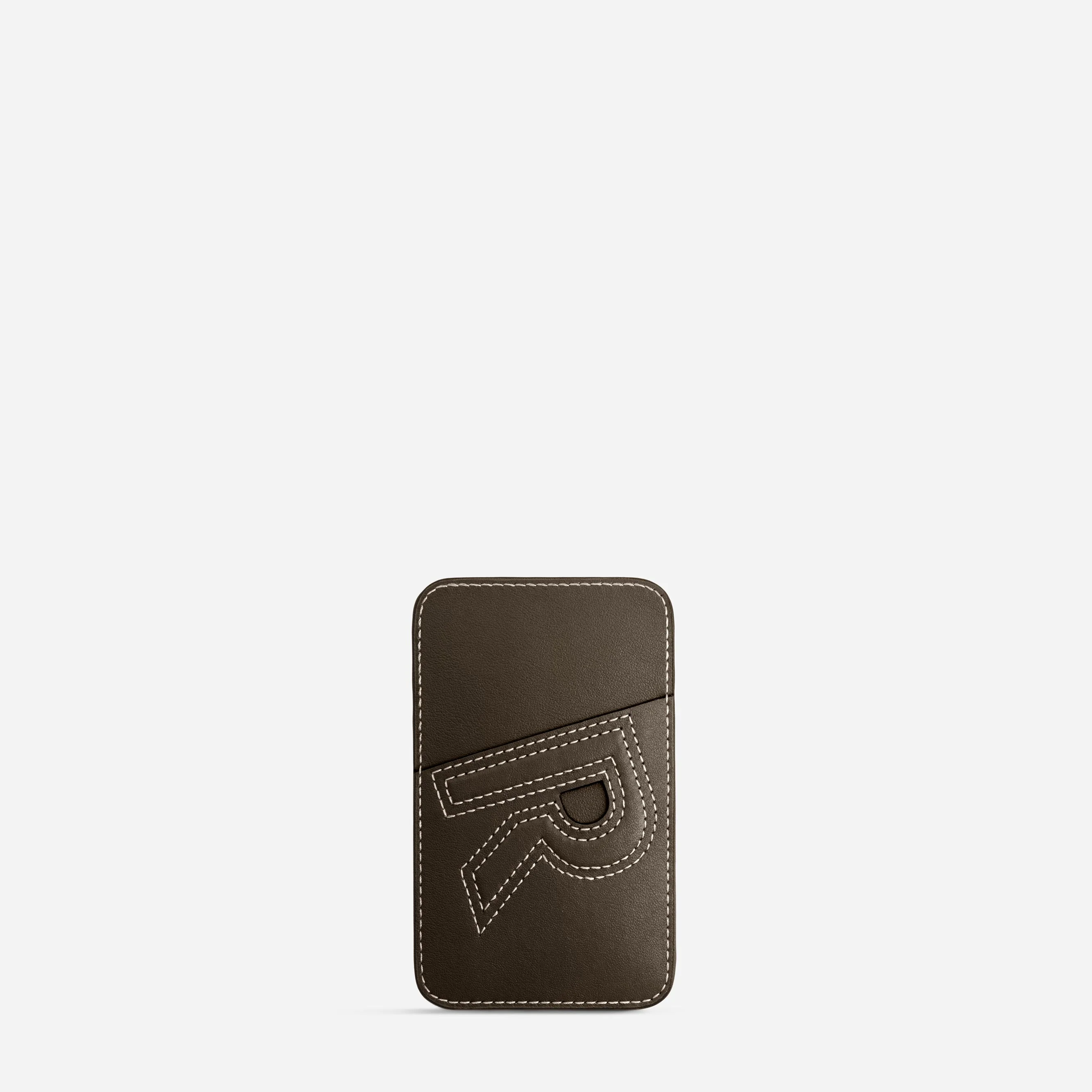 Cardholder R - Truffle Green