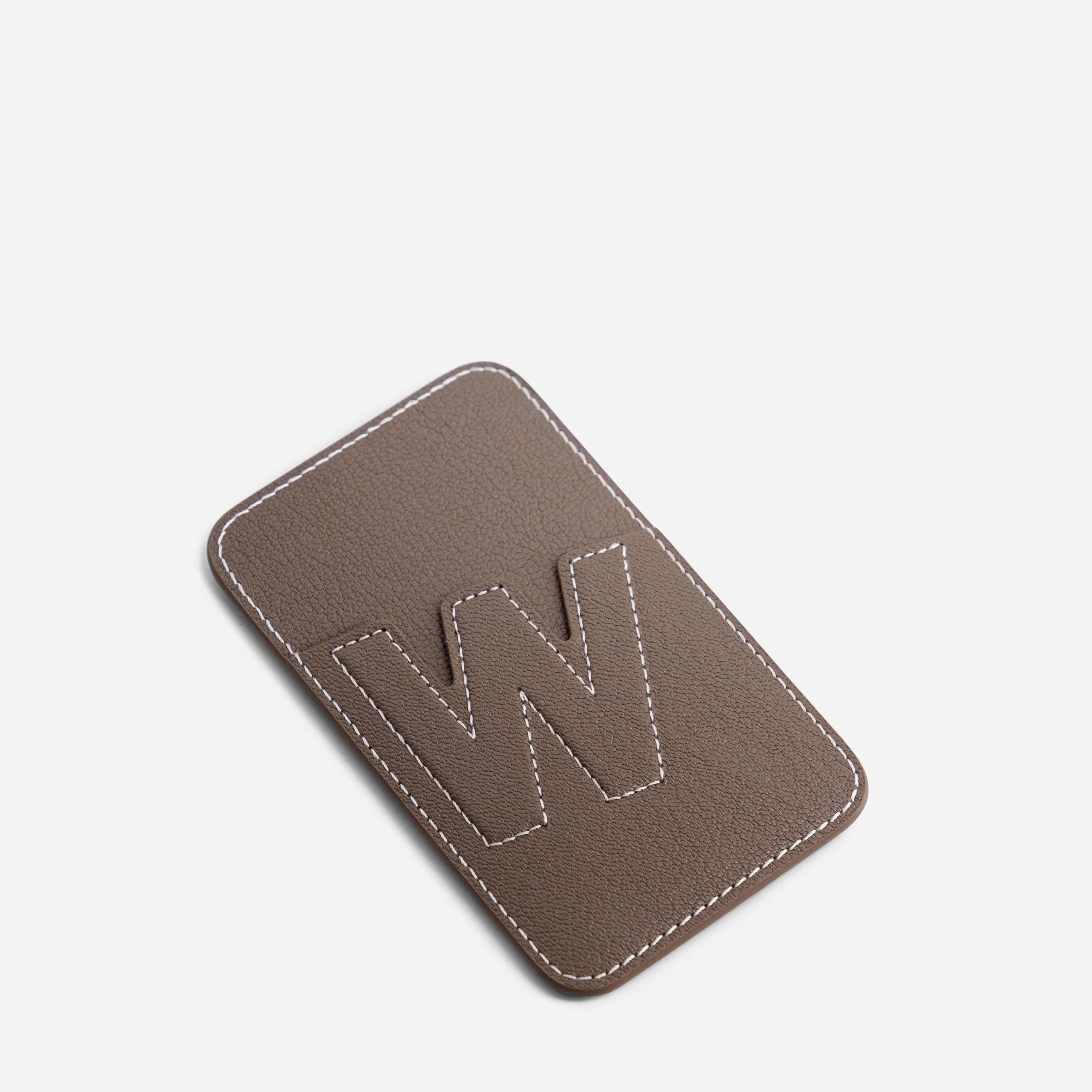 Cardholder W - Chèvre Etoupe - Image 2