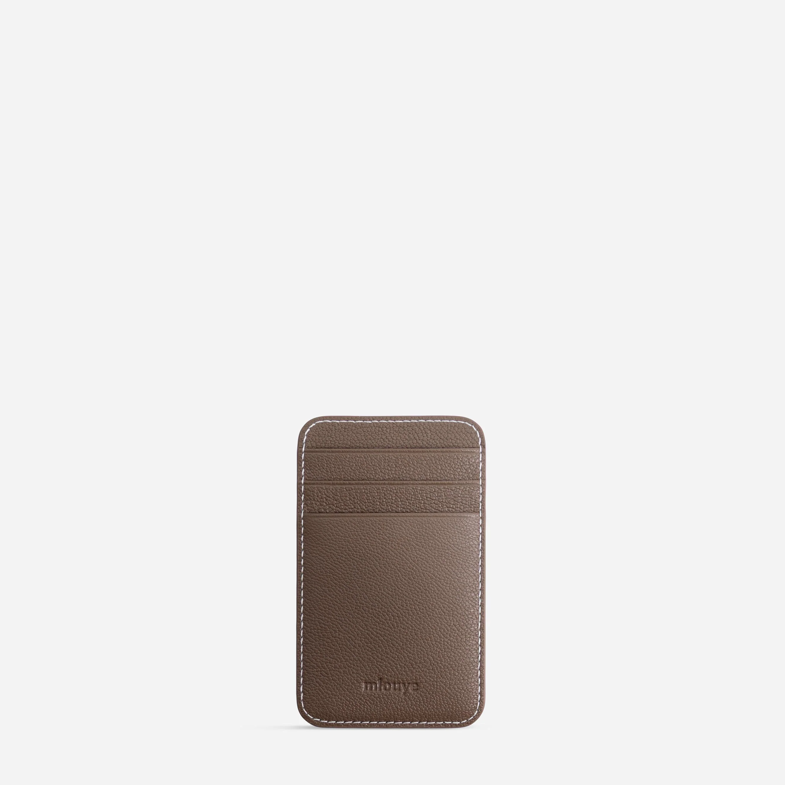 Cardholder O - Chèvre Etoupe - Image 3