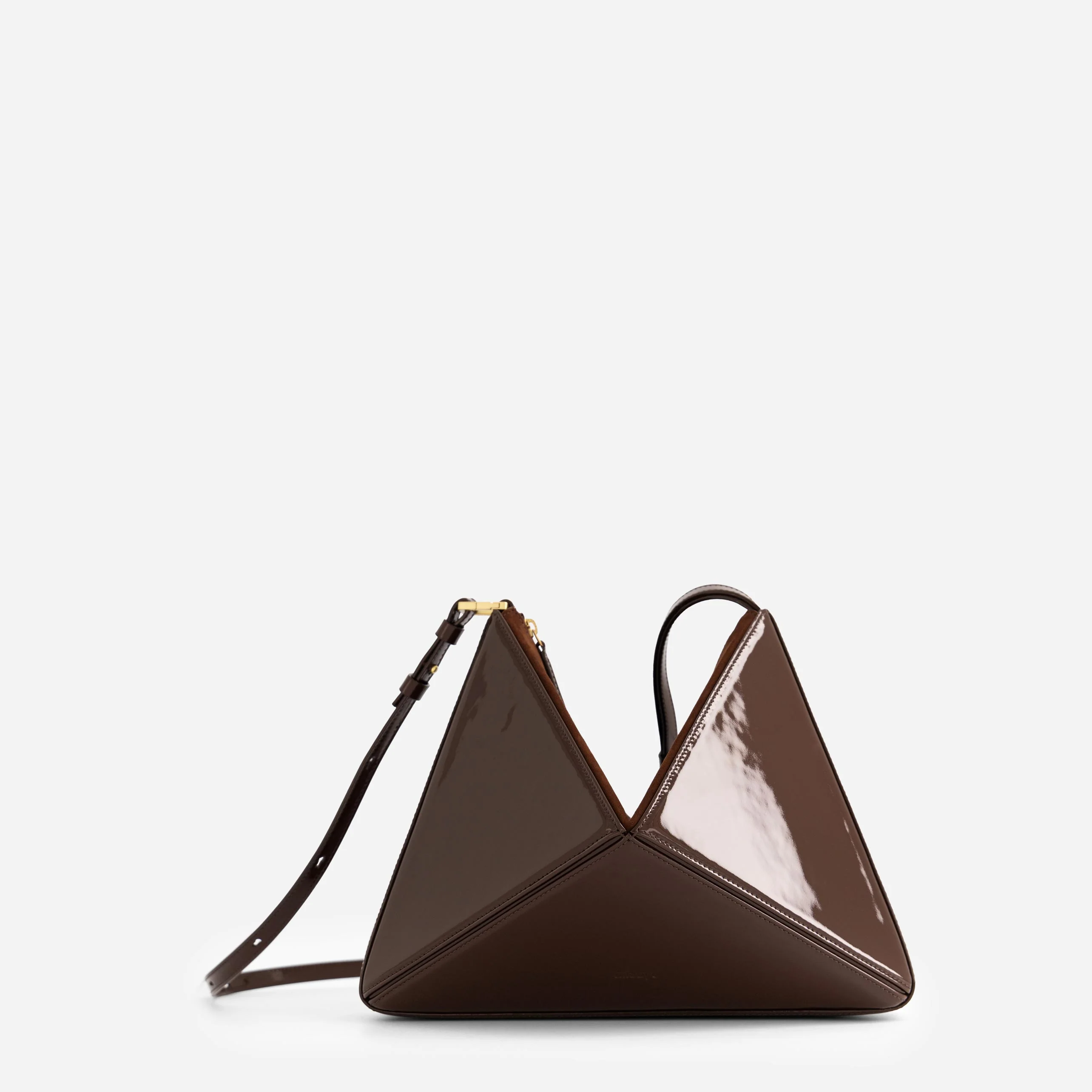 Flex Bag - Patent Brown - Image 3