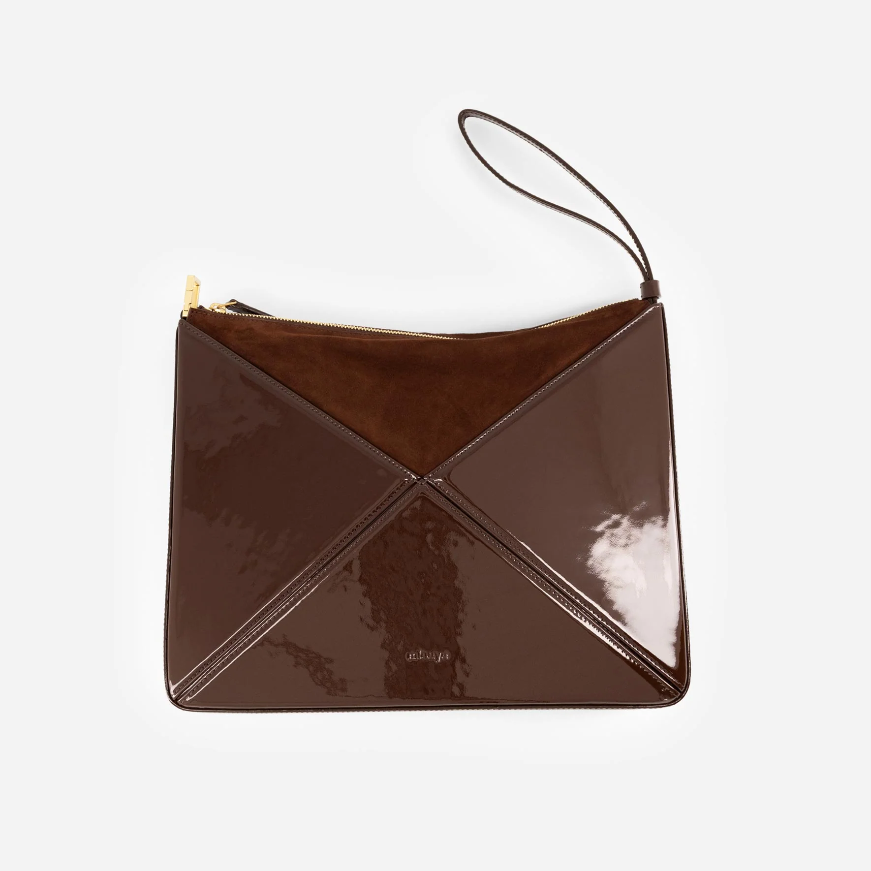 Flex Bag - Patent Brown - Image 4