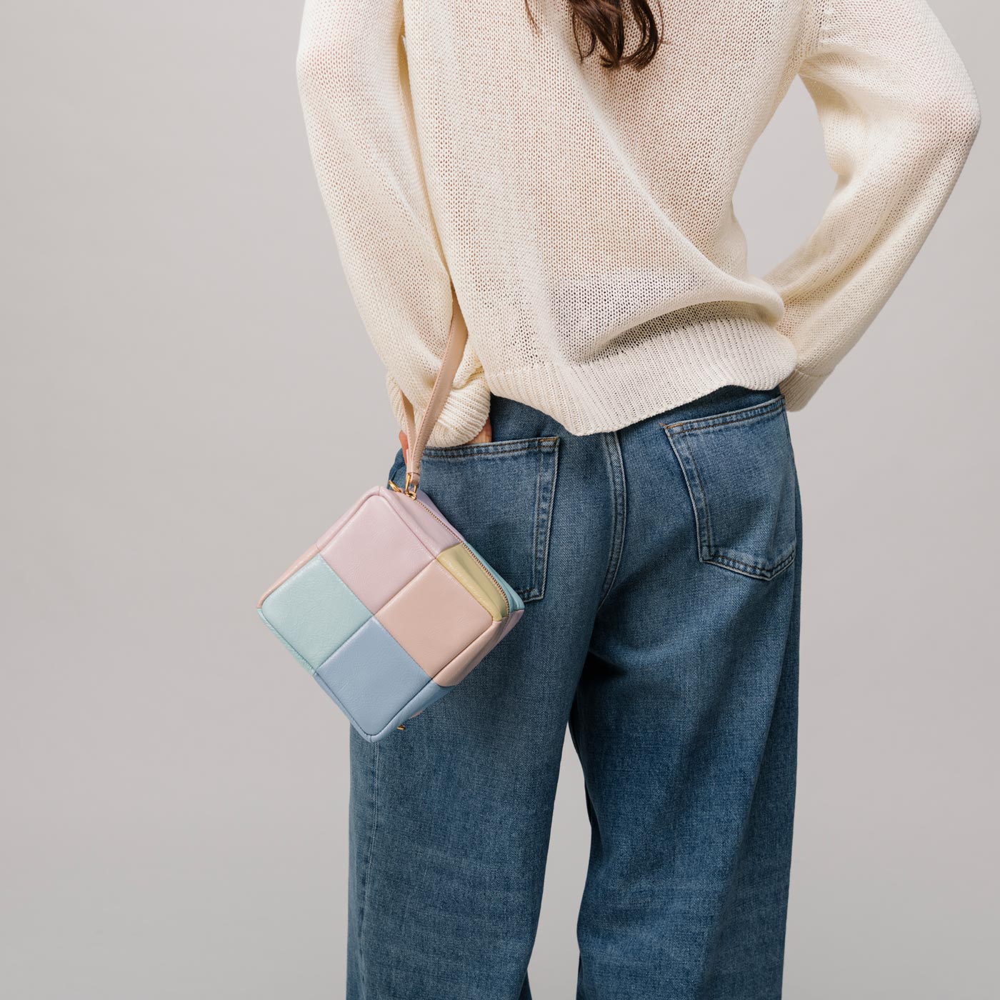 Grid Clutch - Mermaid Blue - Image 8