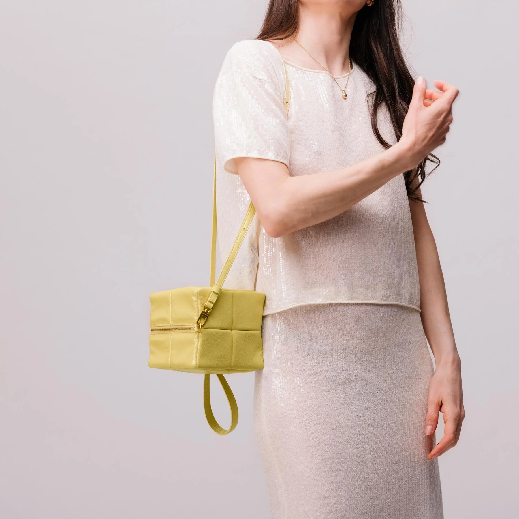 Grid Clutch - Mermaid Blue - Image 7