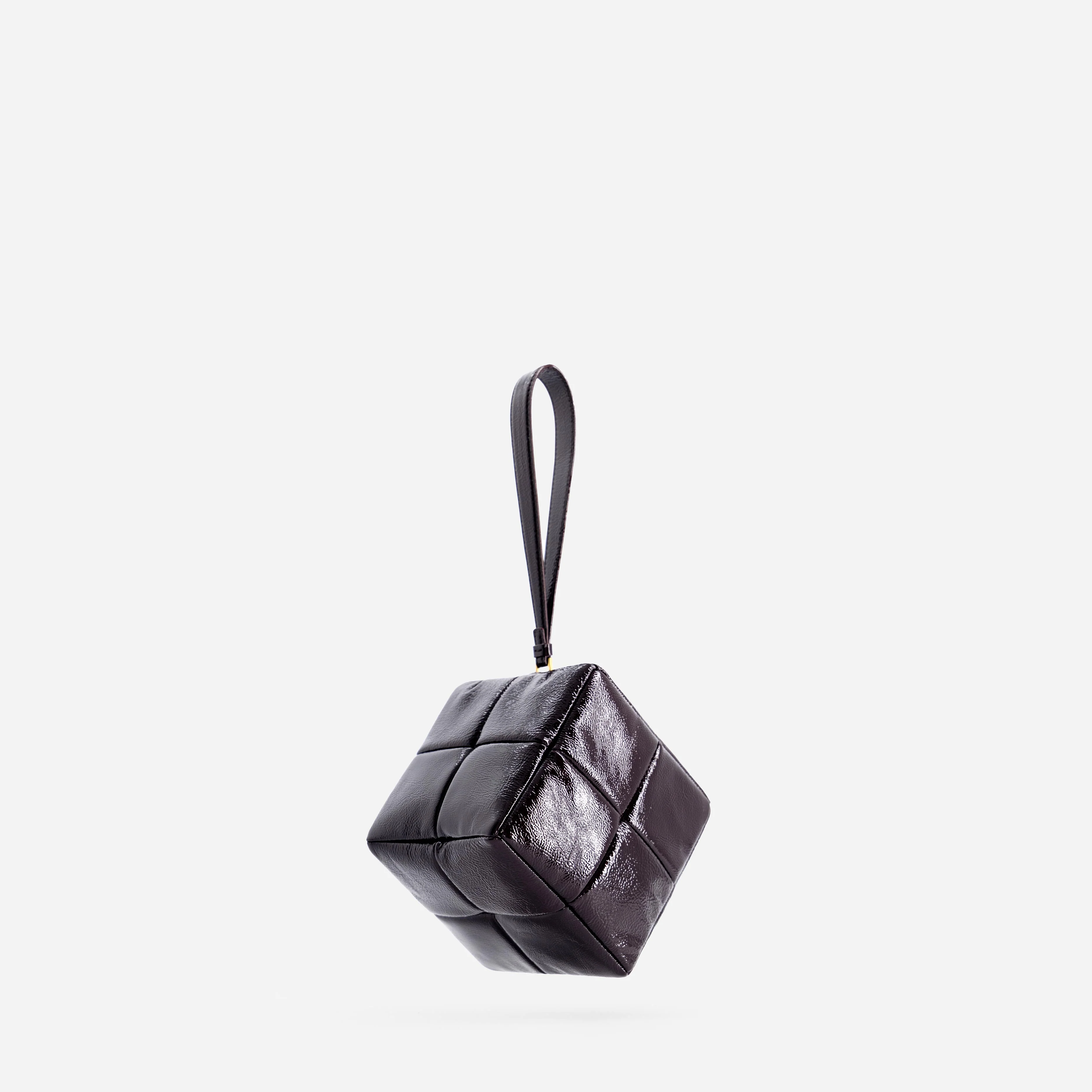 Grid Clutch - Naplak Bordeaux - Image 2