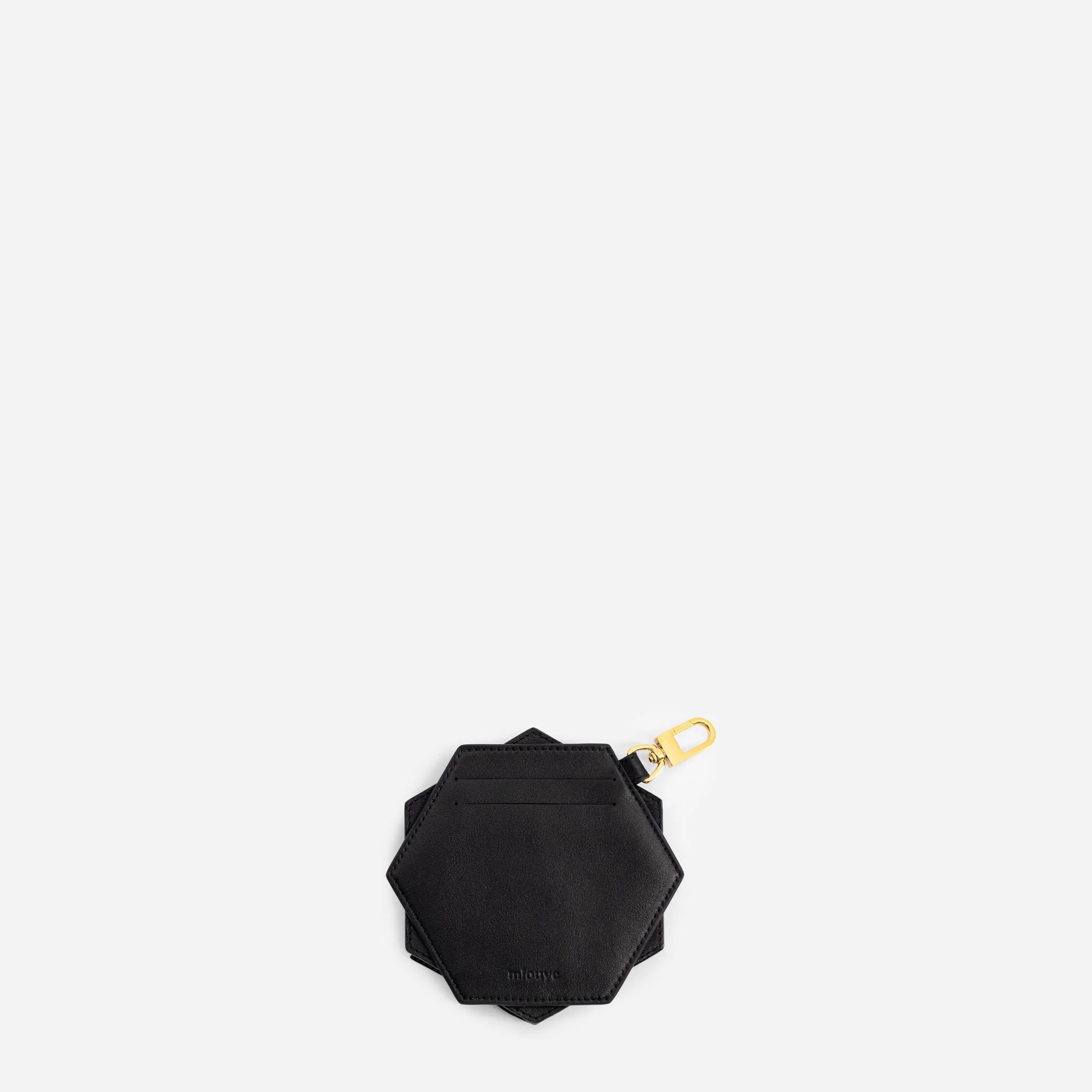 Hexagon Charm - Patent Black - Image 3