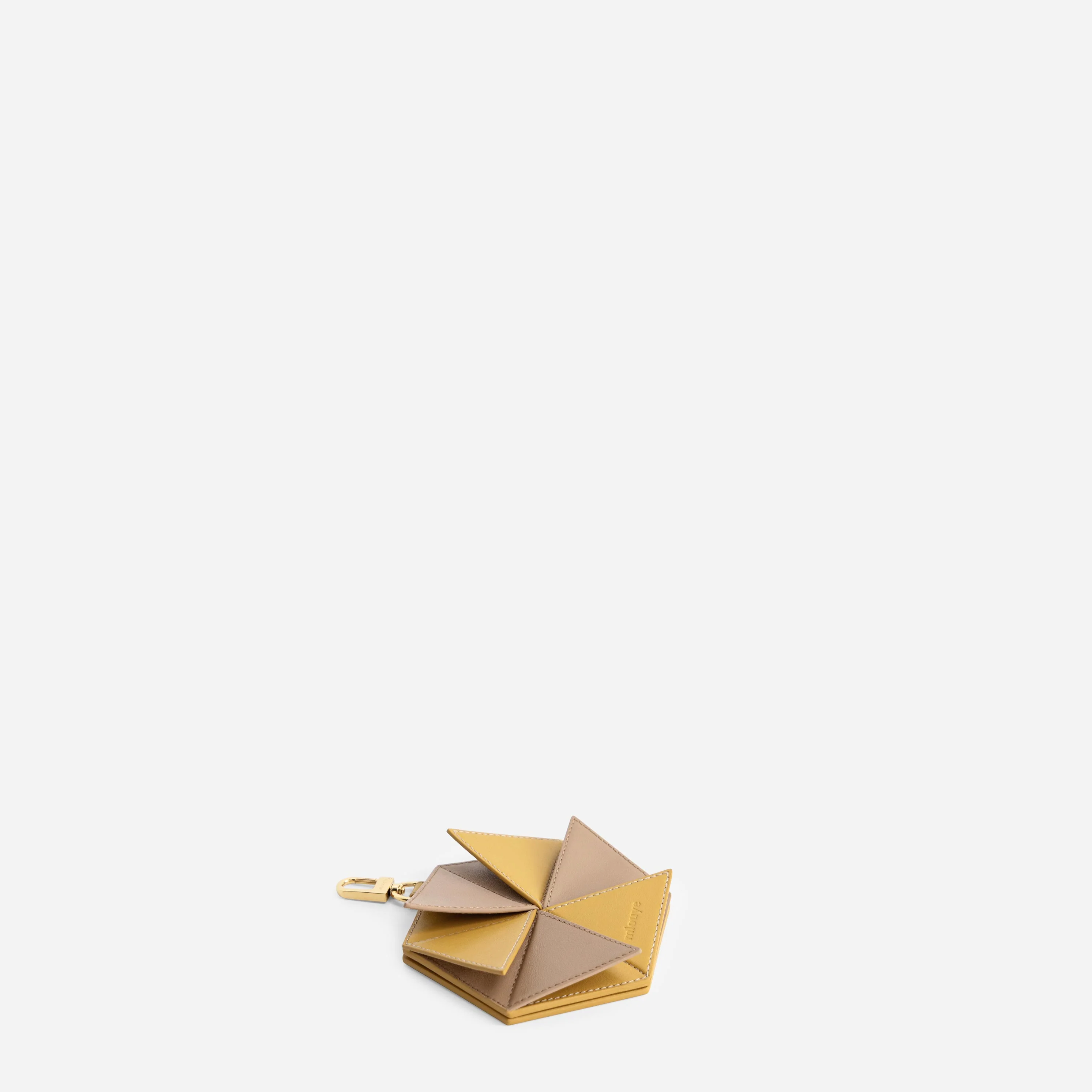 Hexagon Charm - Vintage Yellow - Image 2