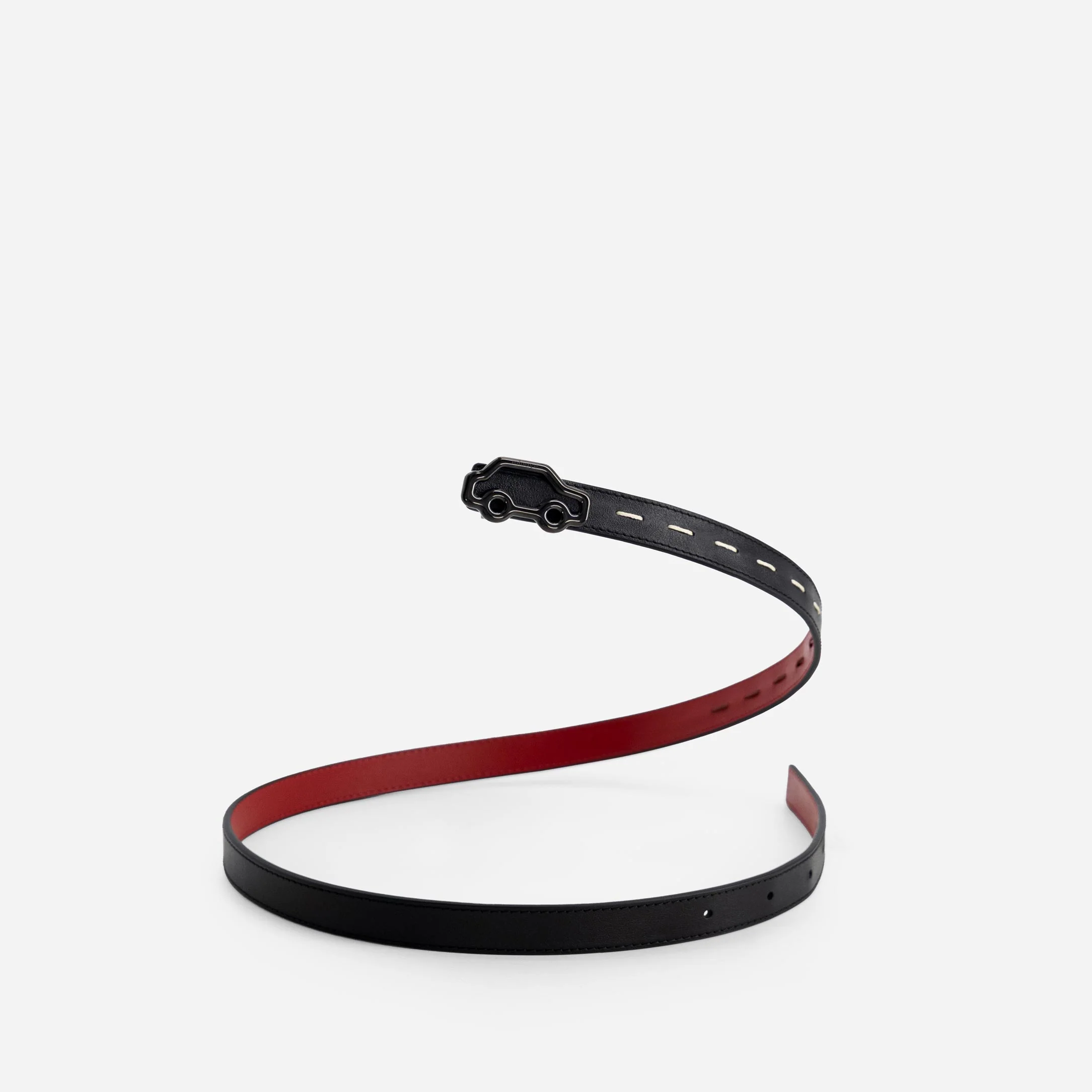"Hit the Road" Belt - Black & Red - Image 3