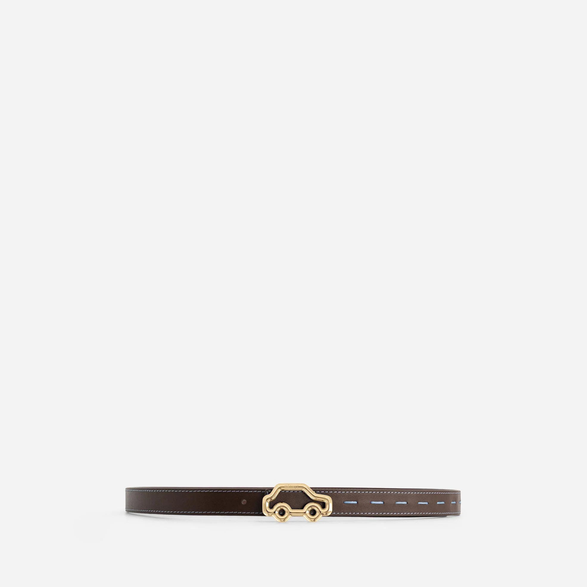 "Hit the Road" Belt - Espresso & Bordeaux - Image 4