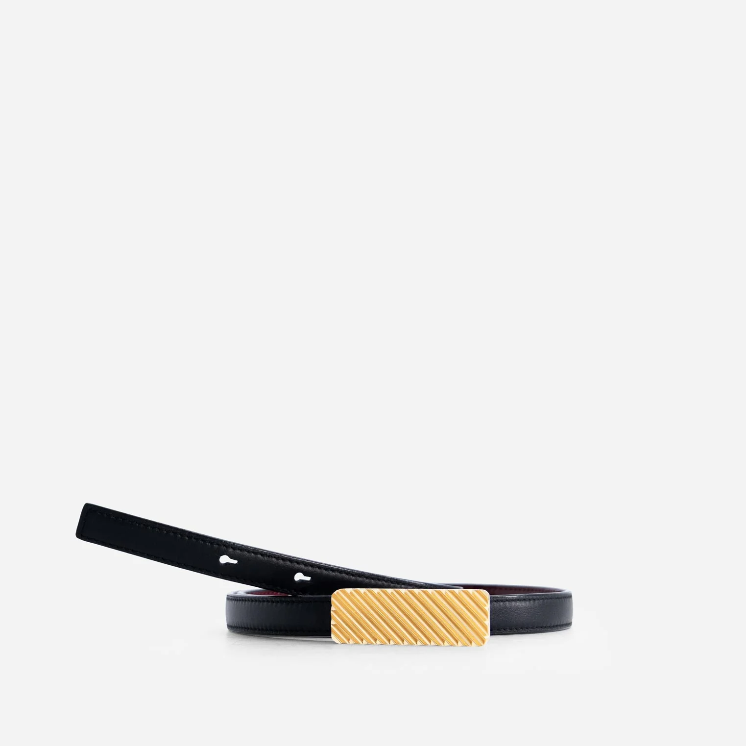 Isla Belt - Patent Bordeaux - Image 3