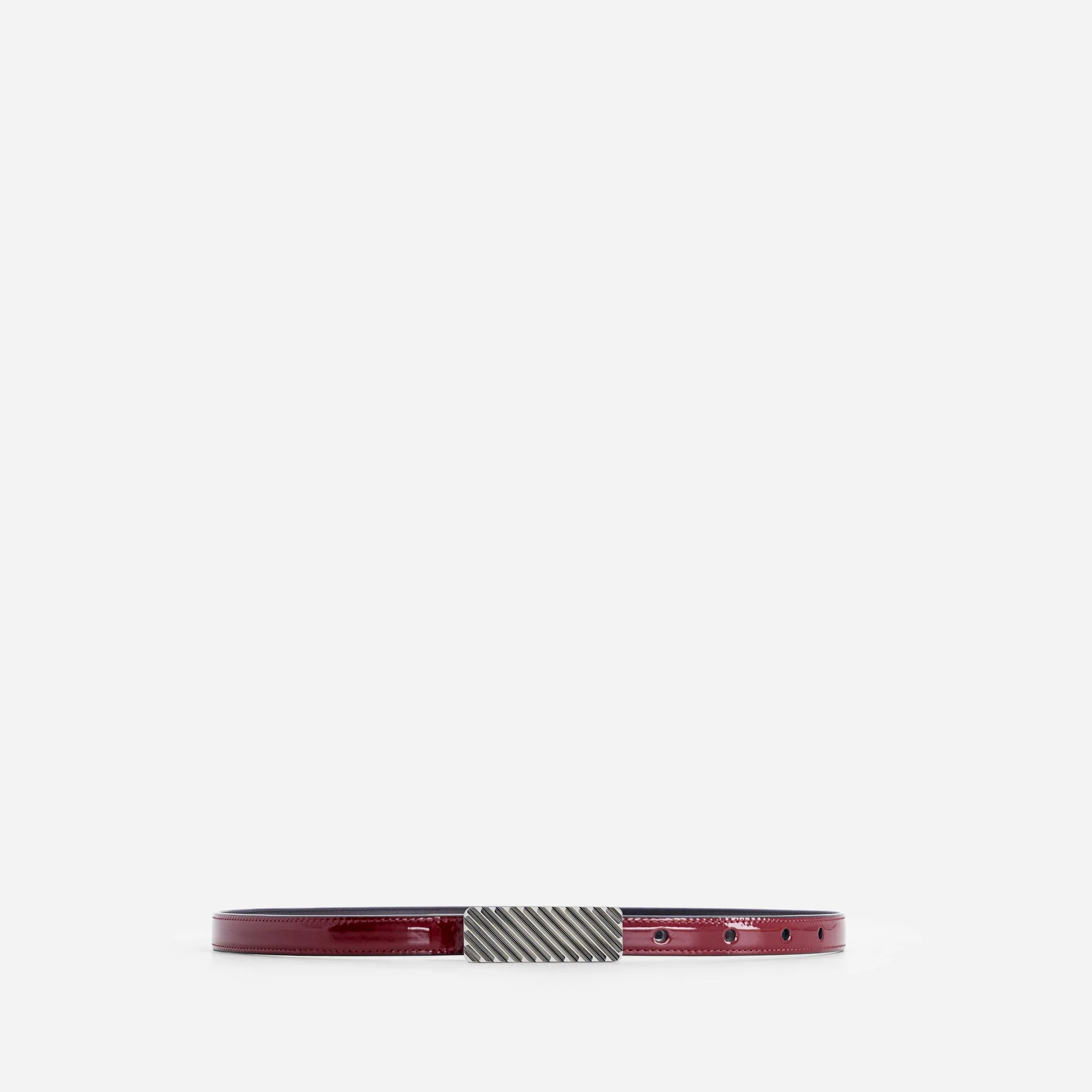 Isla Belt - Patent Bordeaux - Image 5