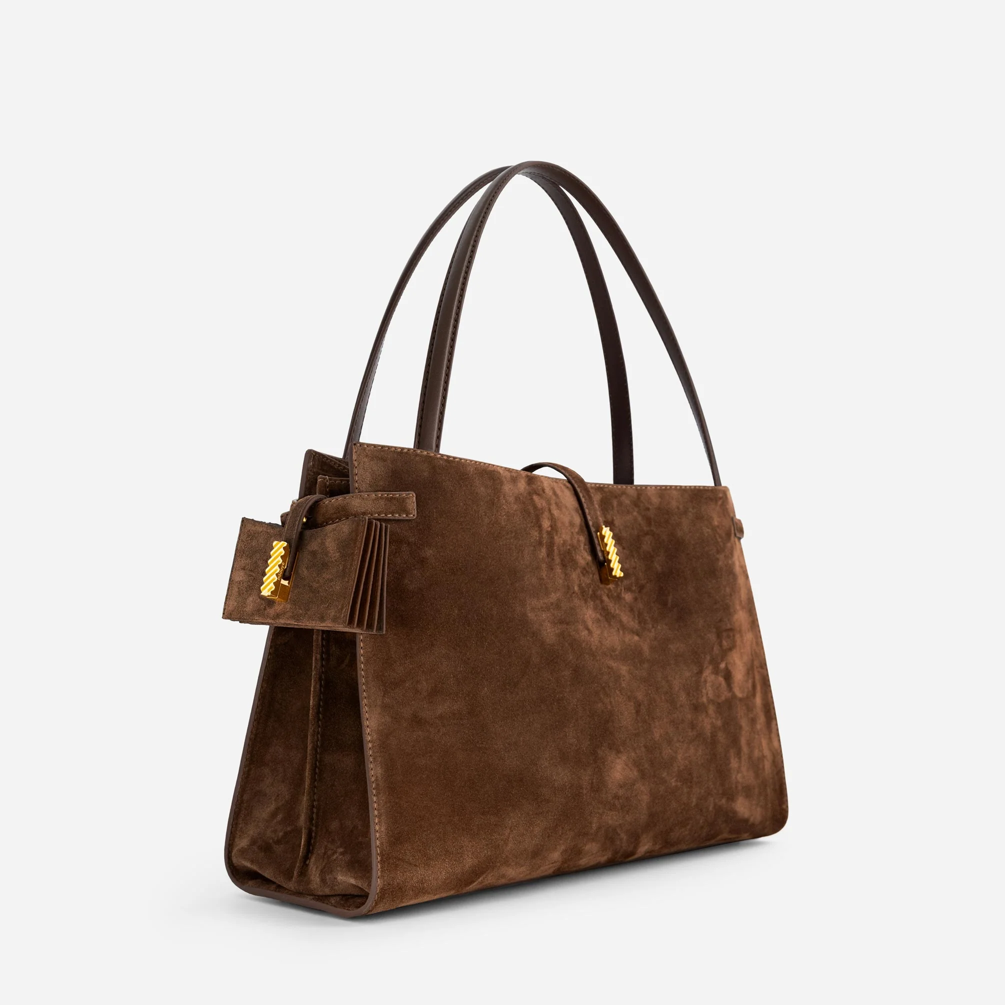 Isla Tote - Suede Espresso - Image 4