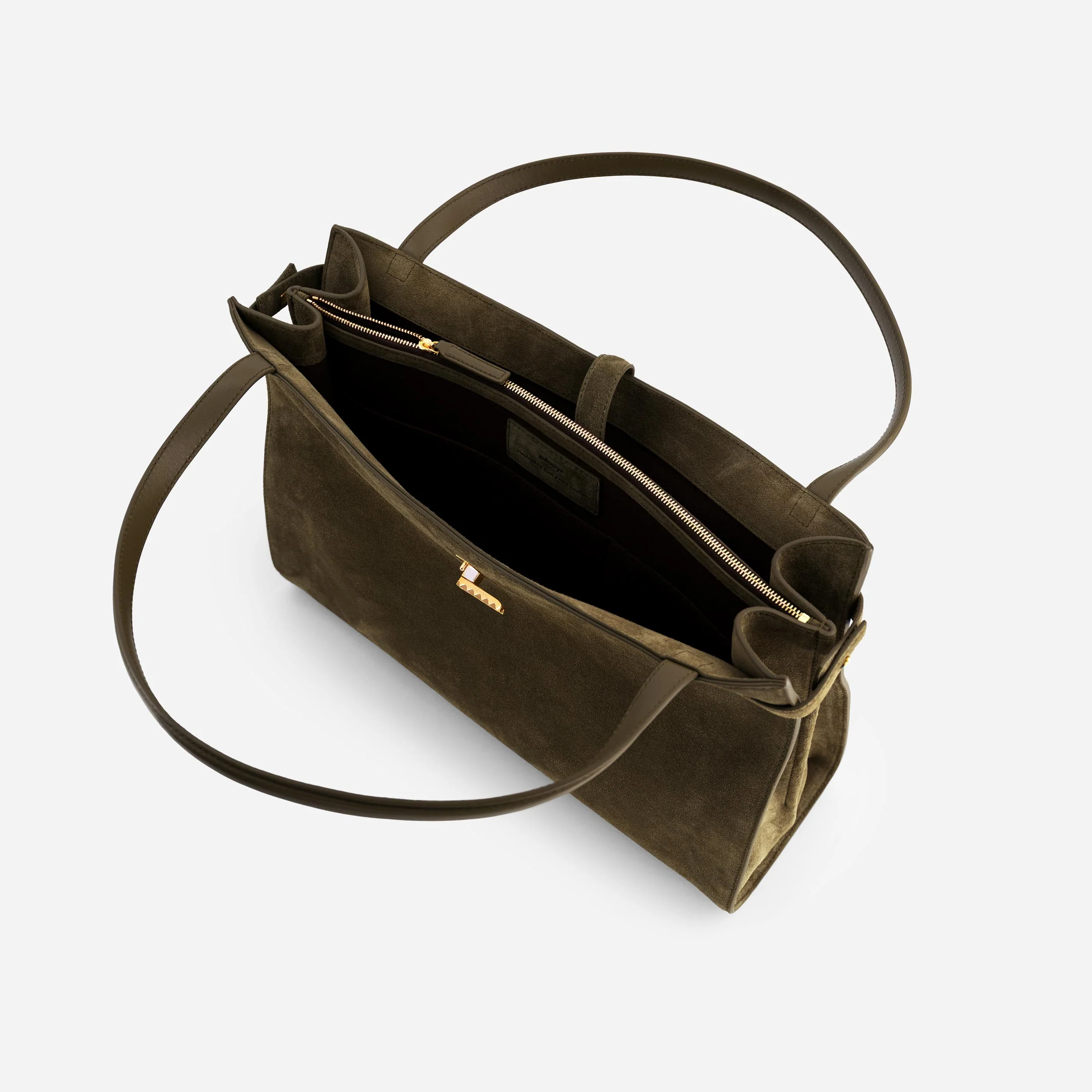 Isla Tote - Suede Moss - Image 4