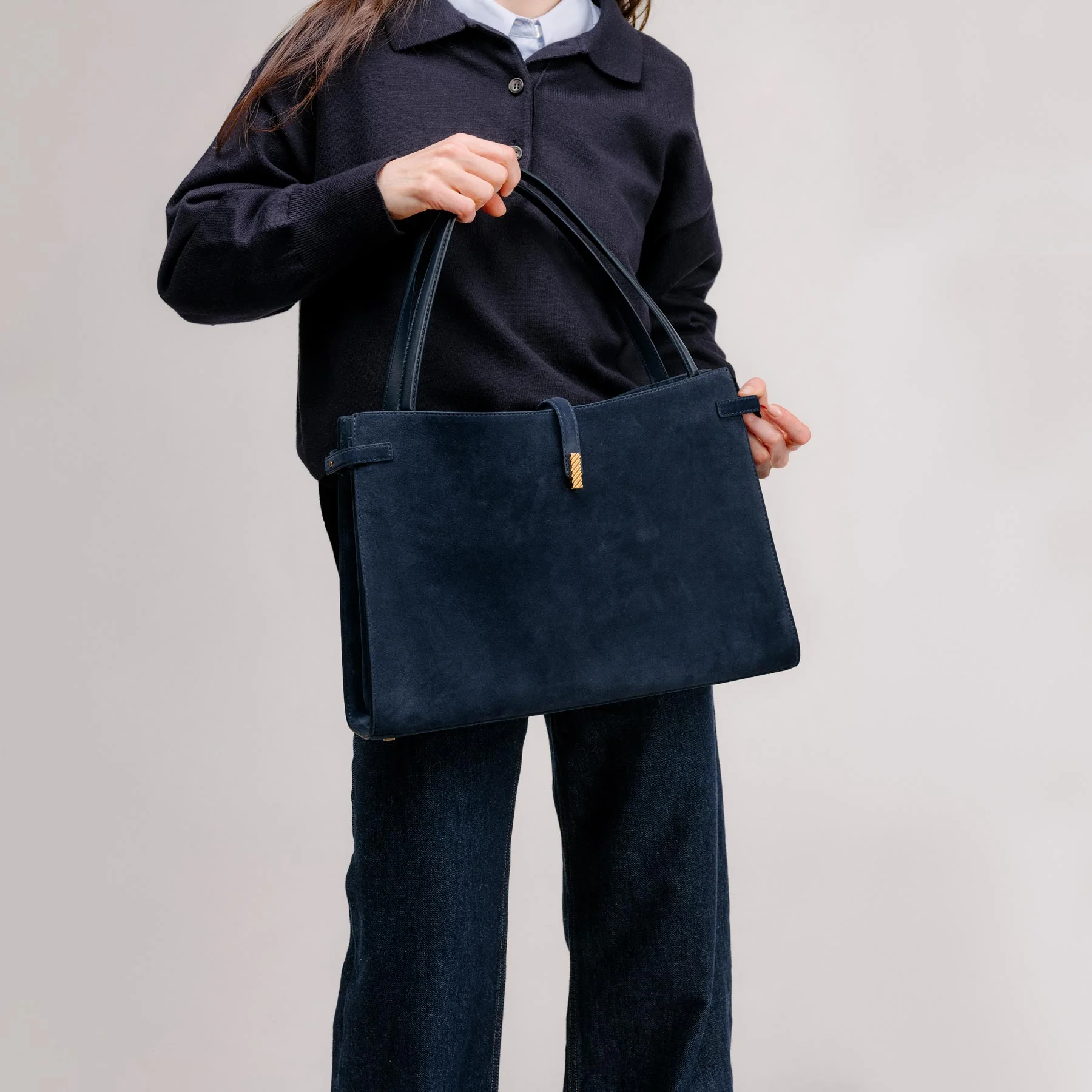 Isla Tote - Crinkled Black - Image 5