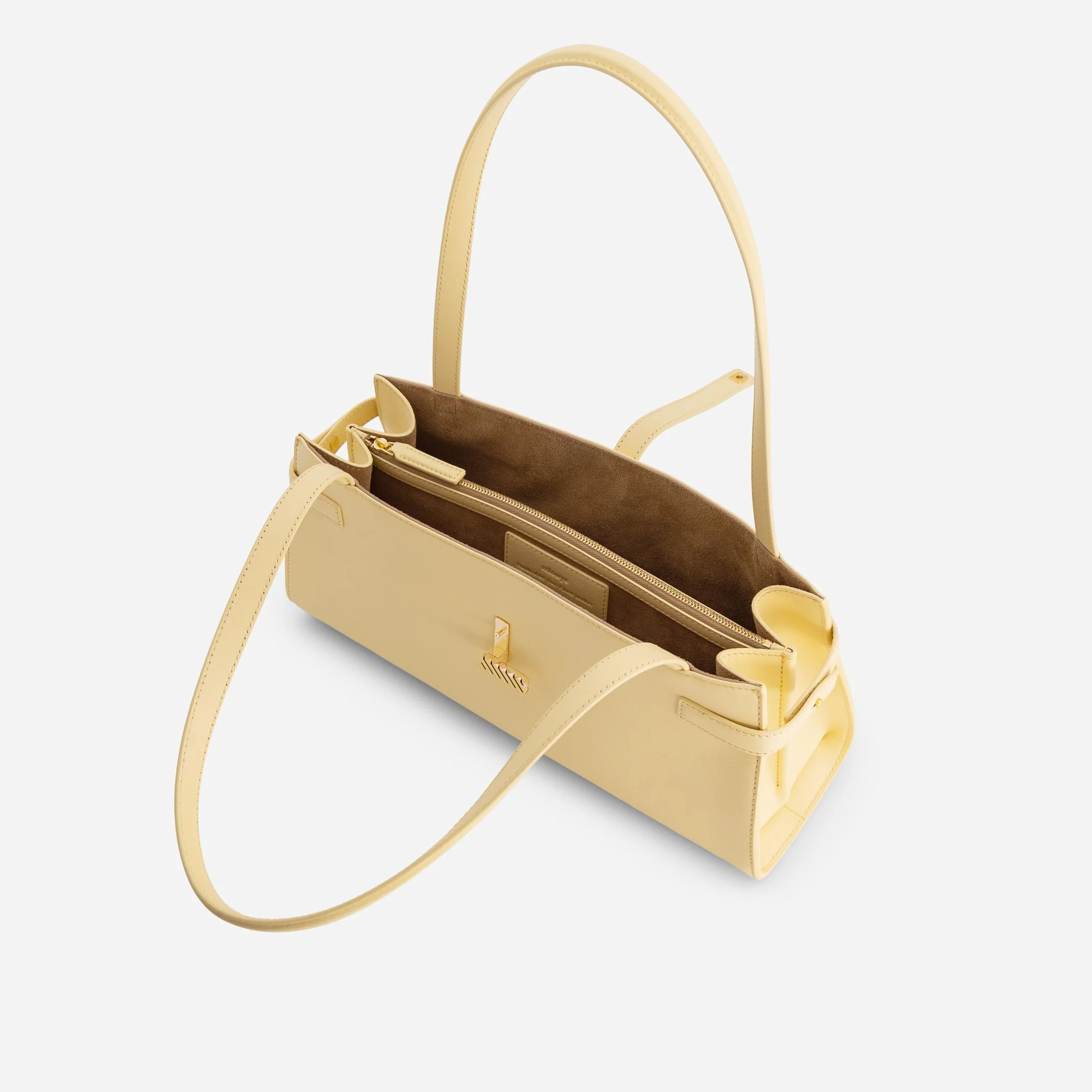 Isla Wide Tote - Butter - Image 3