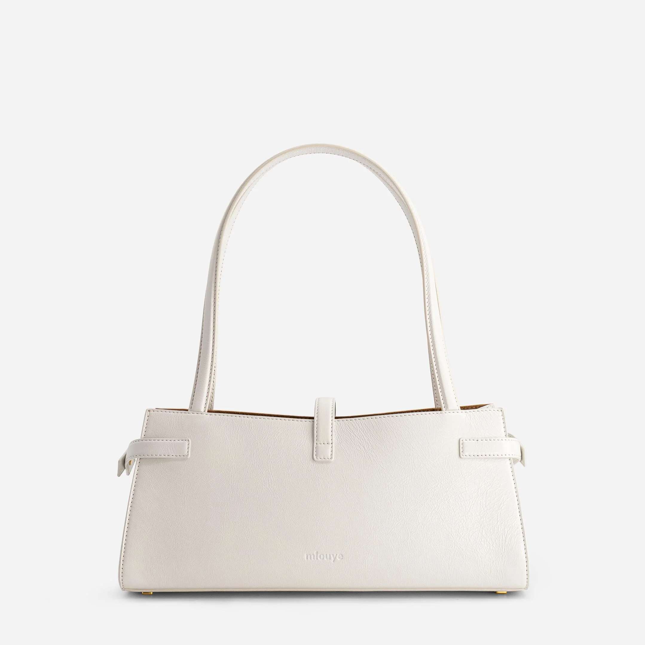 Isla Wide Tote - Crinkled Cream - Image 4