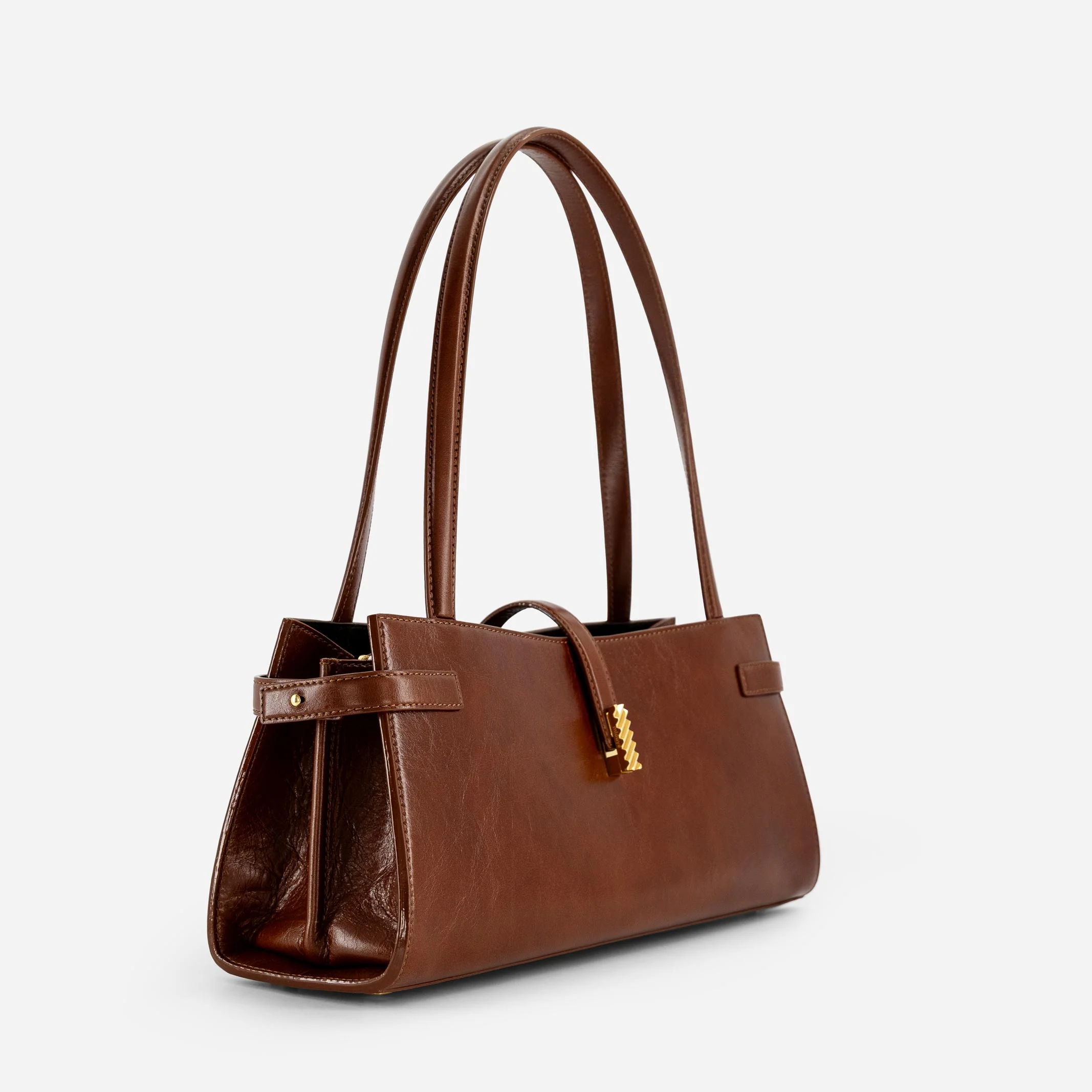 Isla Wide Tote - Crinkled Pecan - Image 3