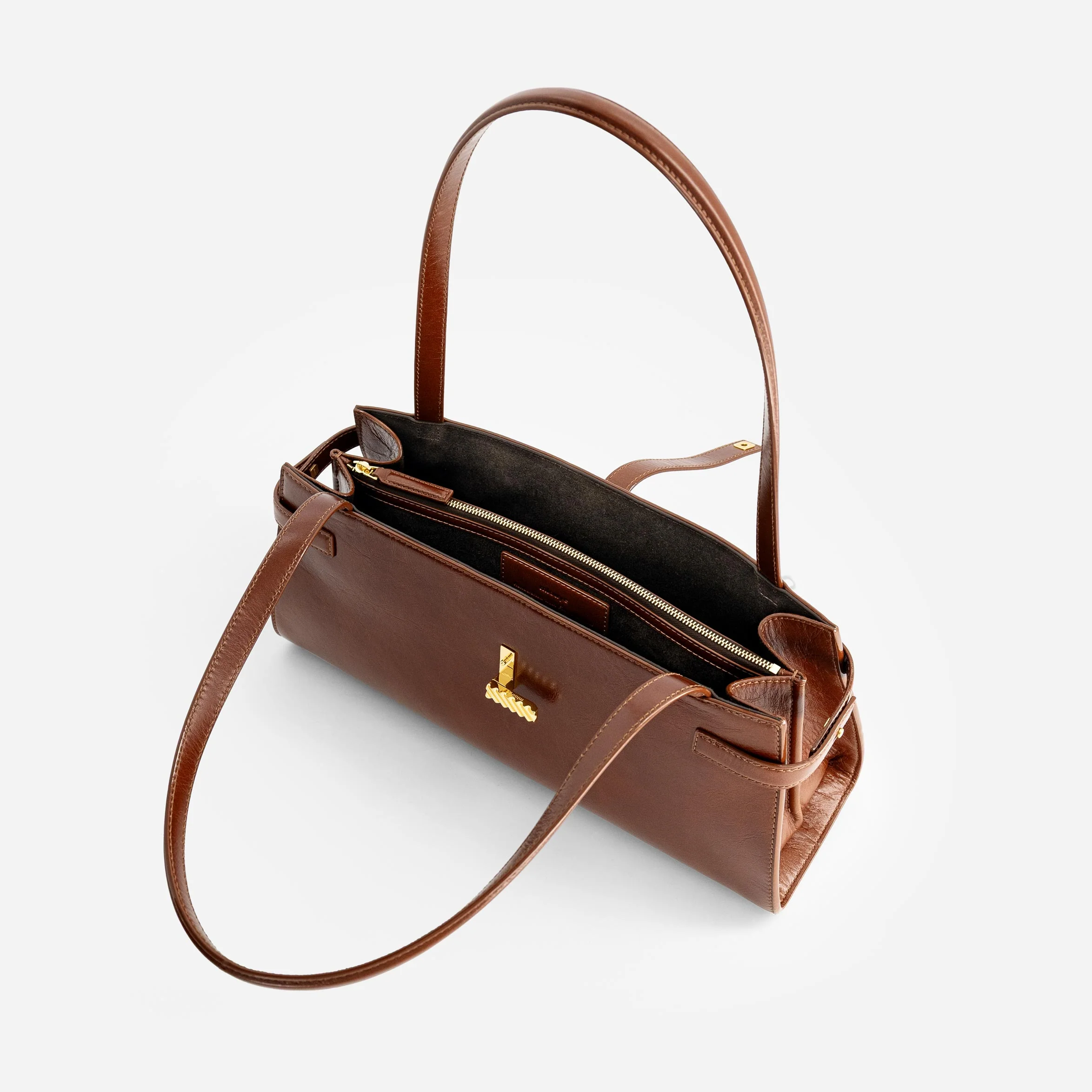 Isla Wide Tote - Crinkled Pecan - Image 4
