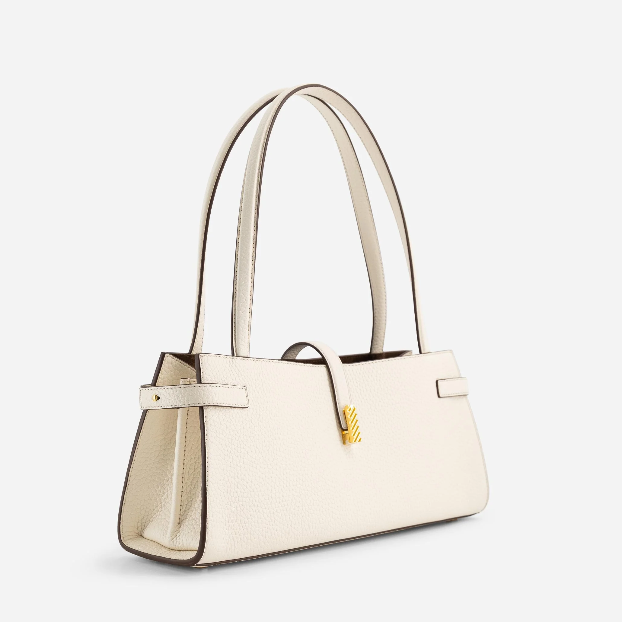 Isla Wide Tote - Grained Cream - Image 2