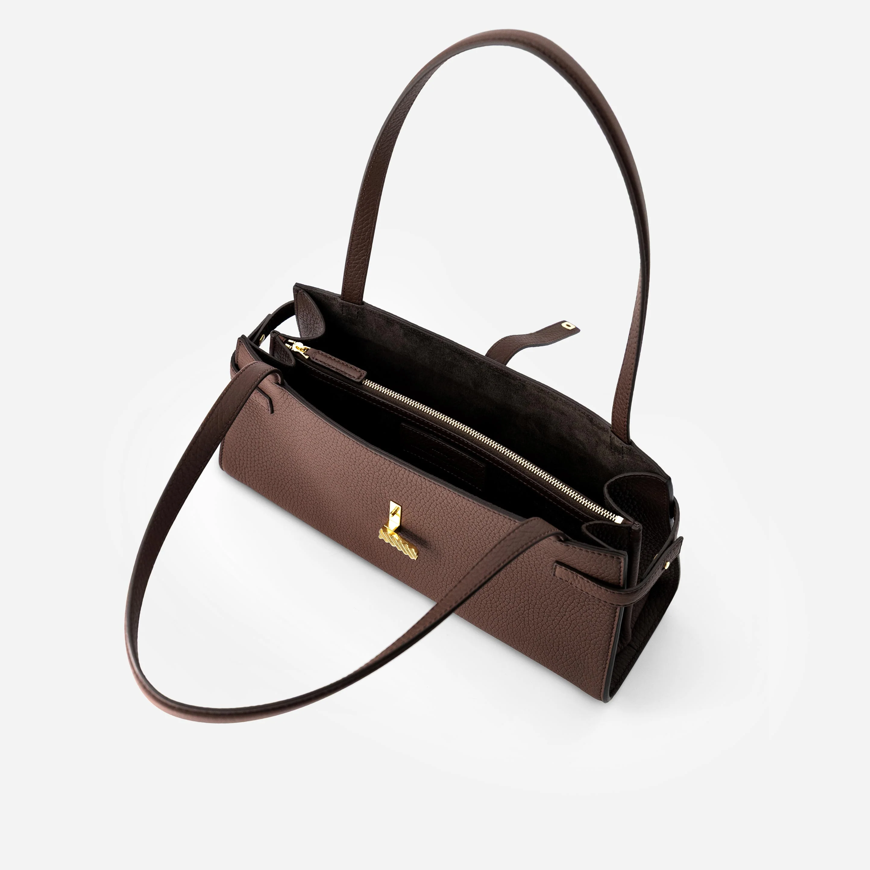 Isla Wide Tote - Grained Espresso - Image 3