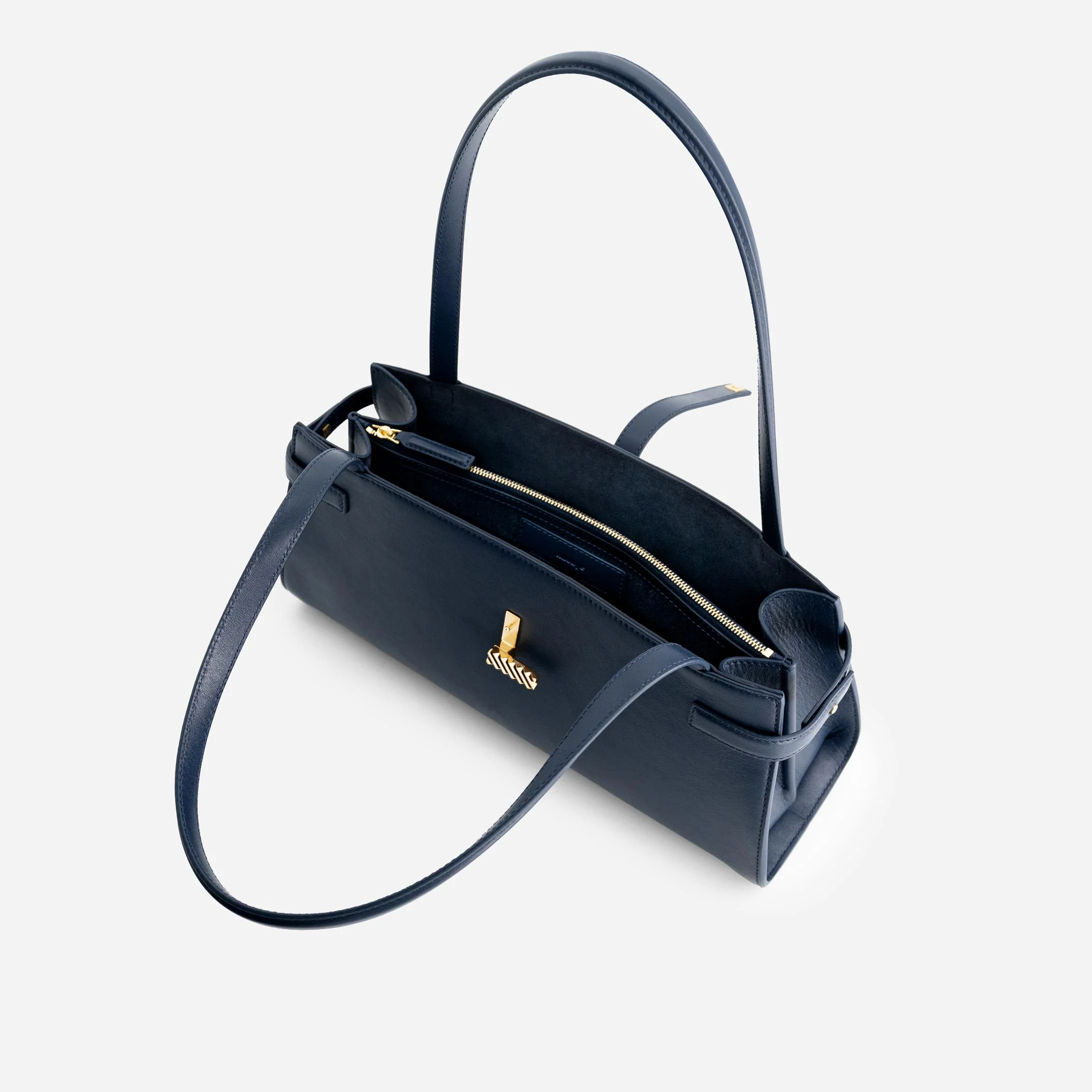 Isla Wide Tote - Navy - Image 3