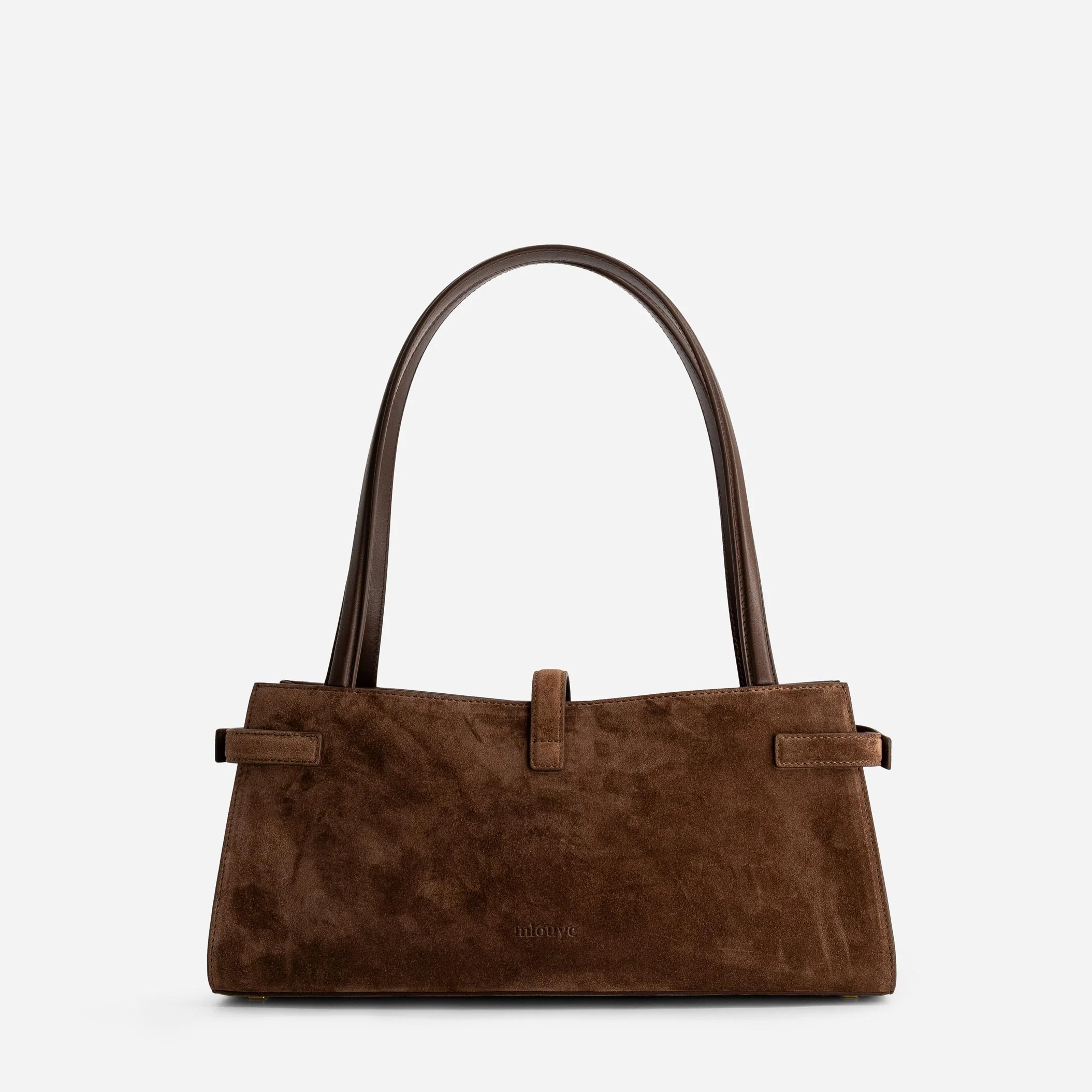 Isla Wide Tote - Suede Espresso - Image 5