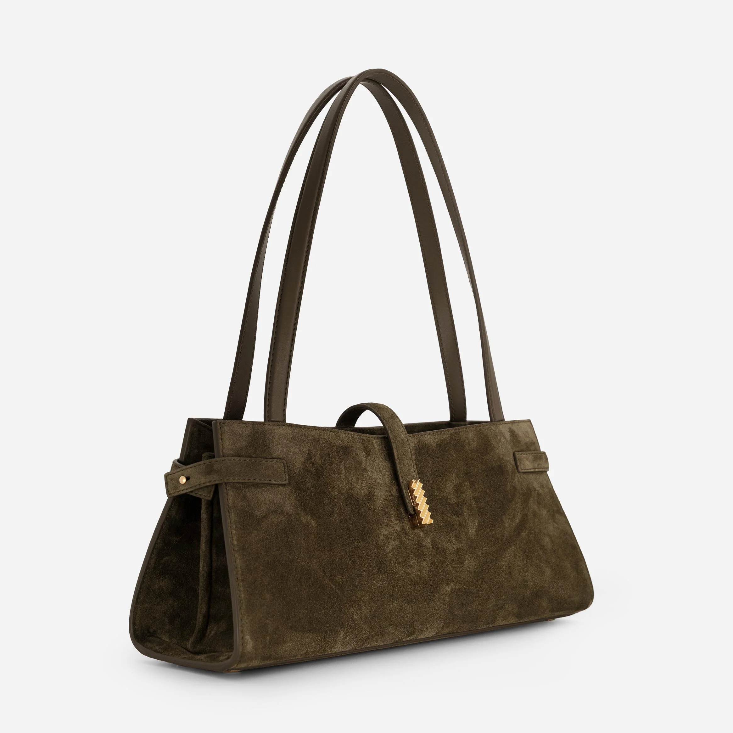 Isla Wide Tote - Suede Moss - Image 2