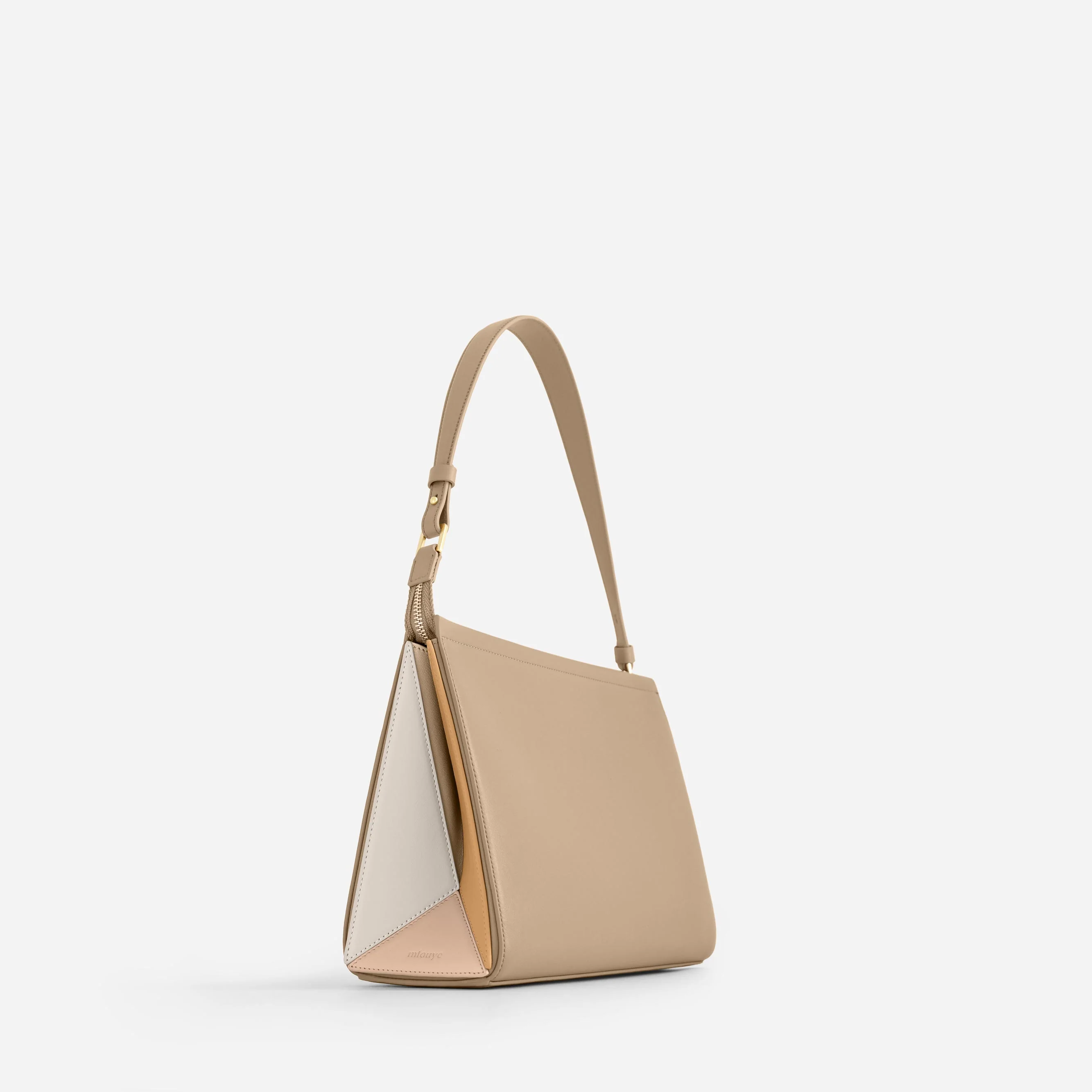 Large Triangle Pouch - Milky - Image 4