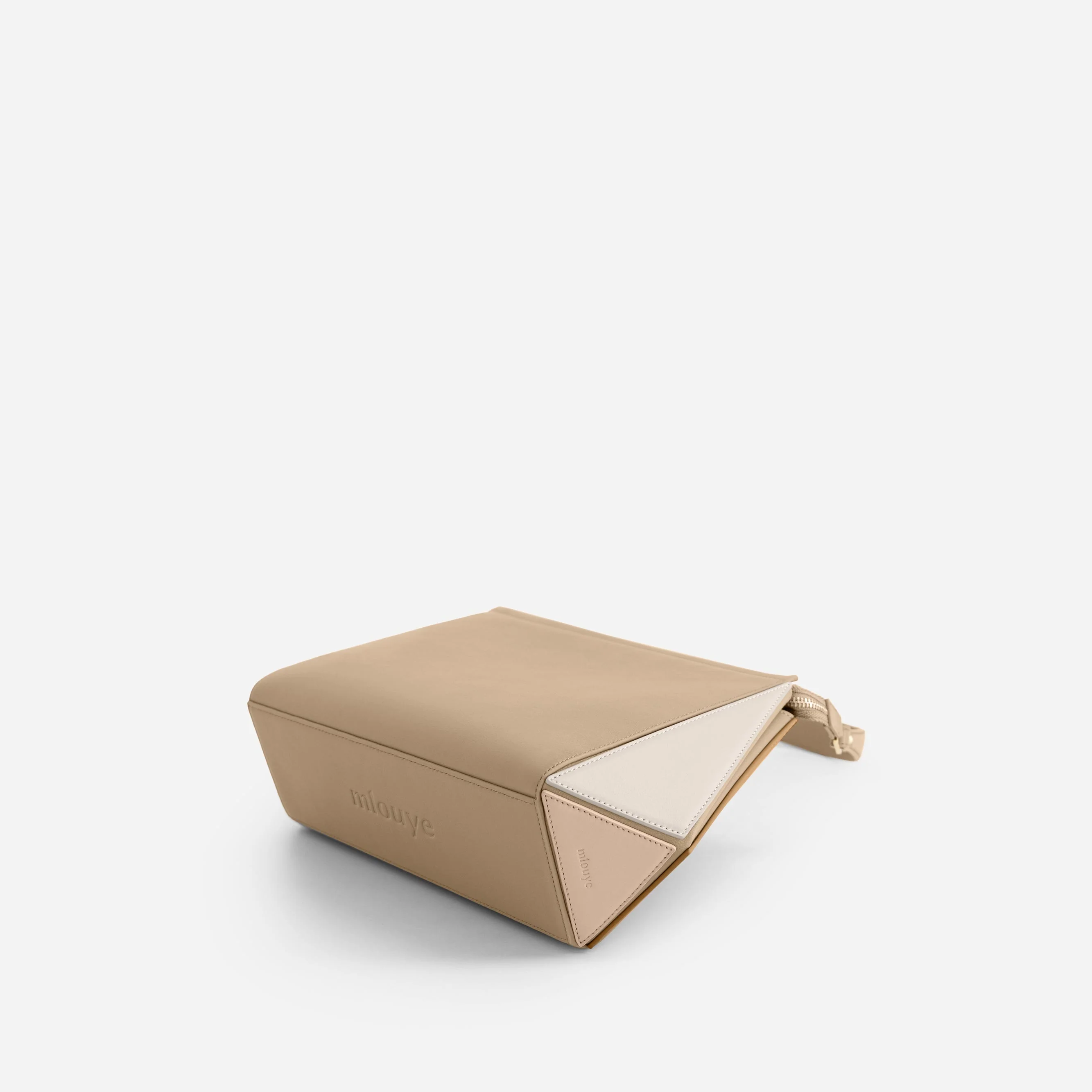 Large Triangle Pouch - Milky - Image 5