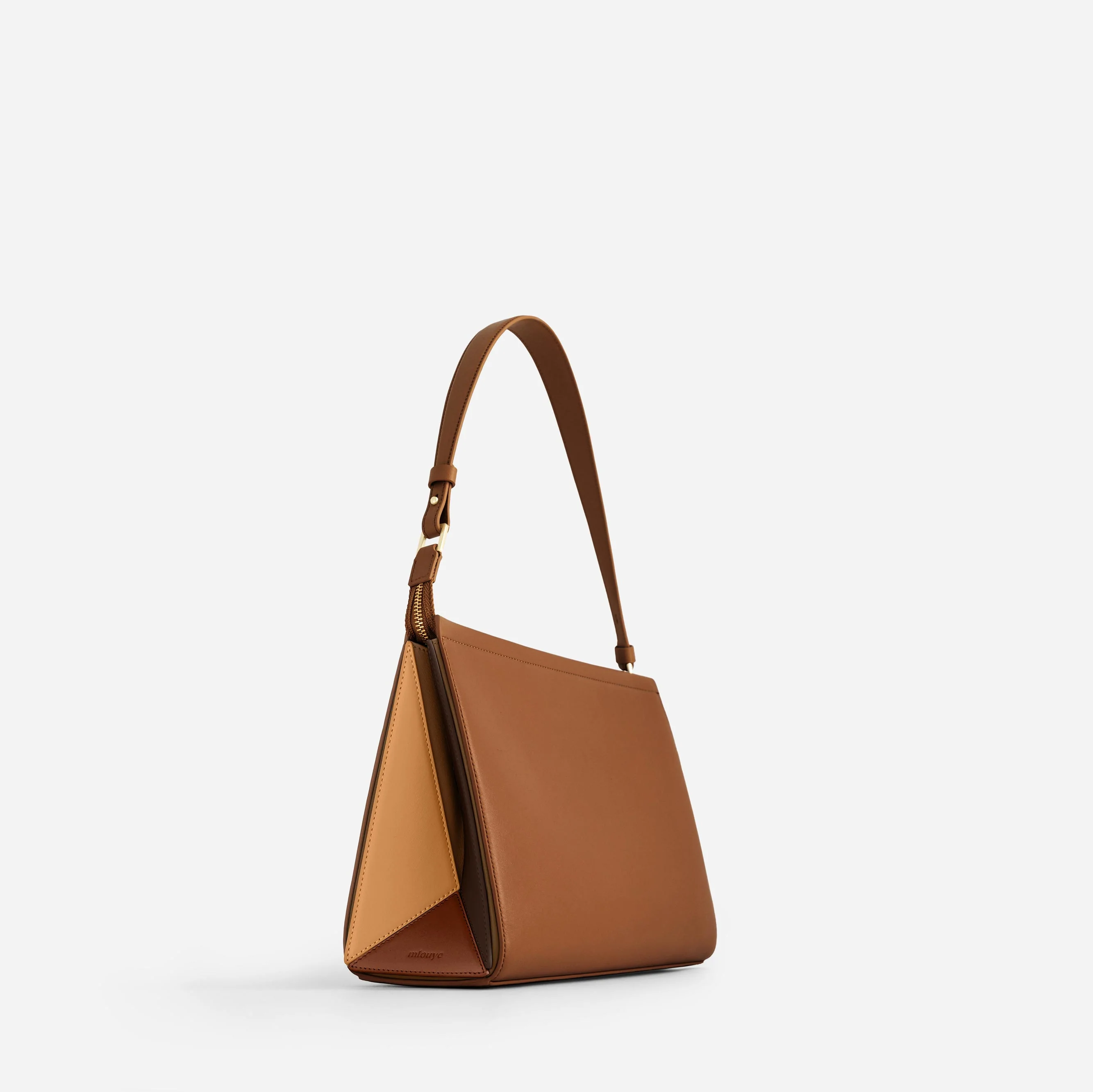 Large Triangle Pouch - Praline - Image 3
