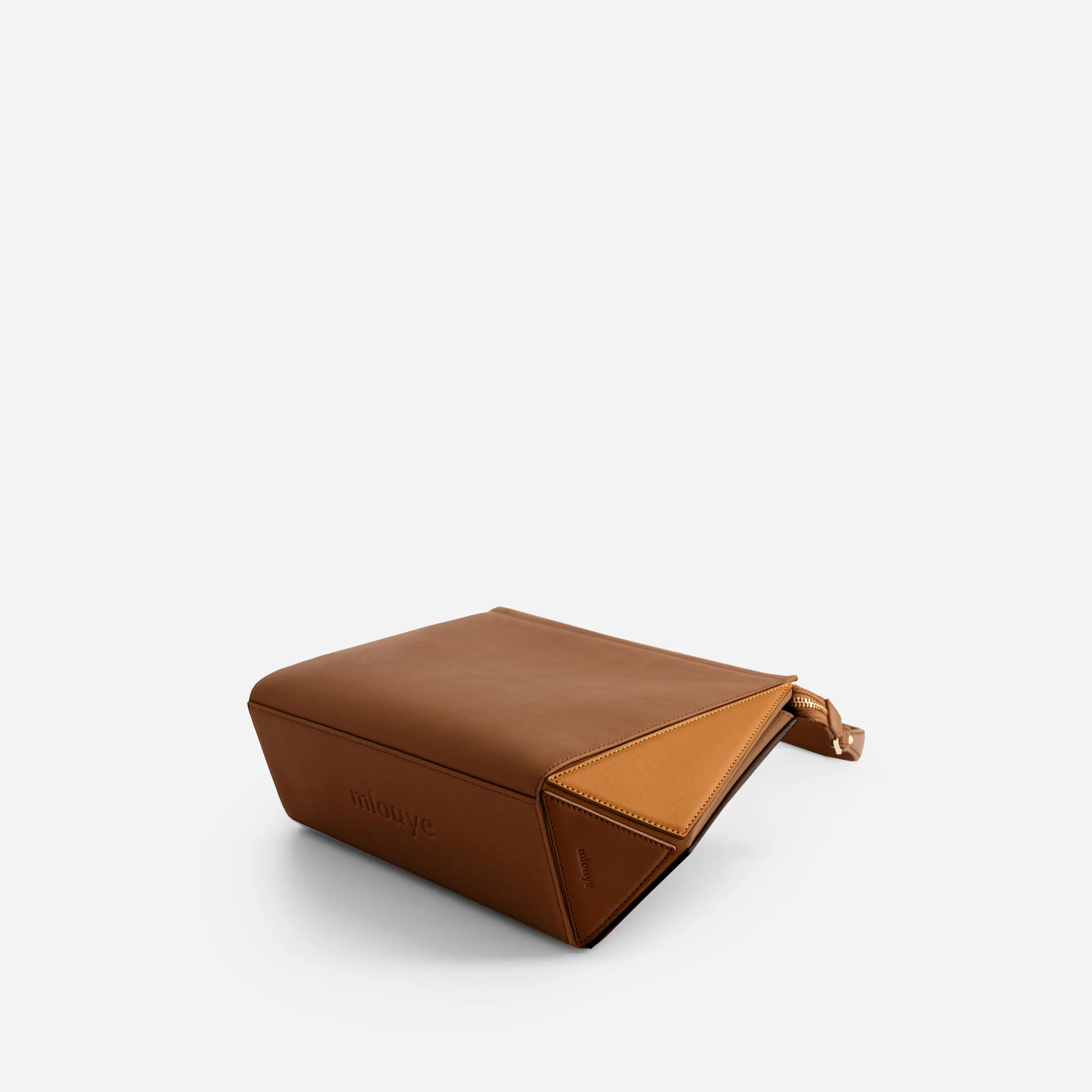 Large Triangle Pouch - Praline - Image 4