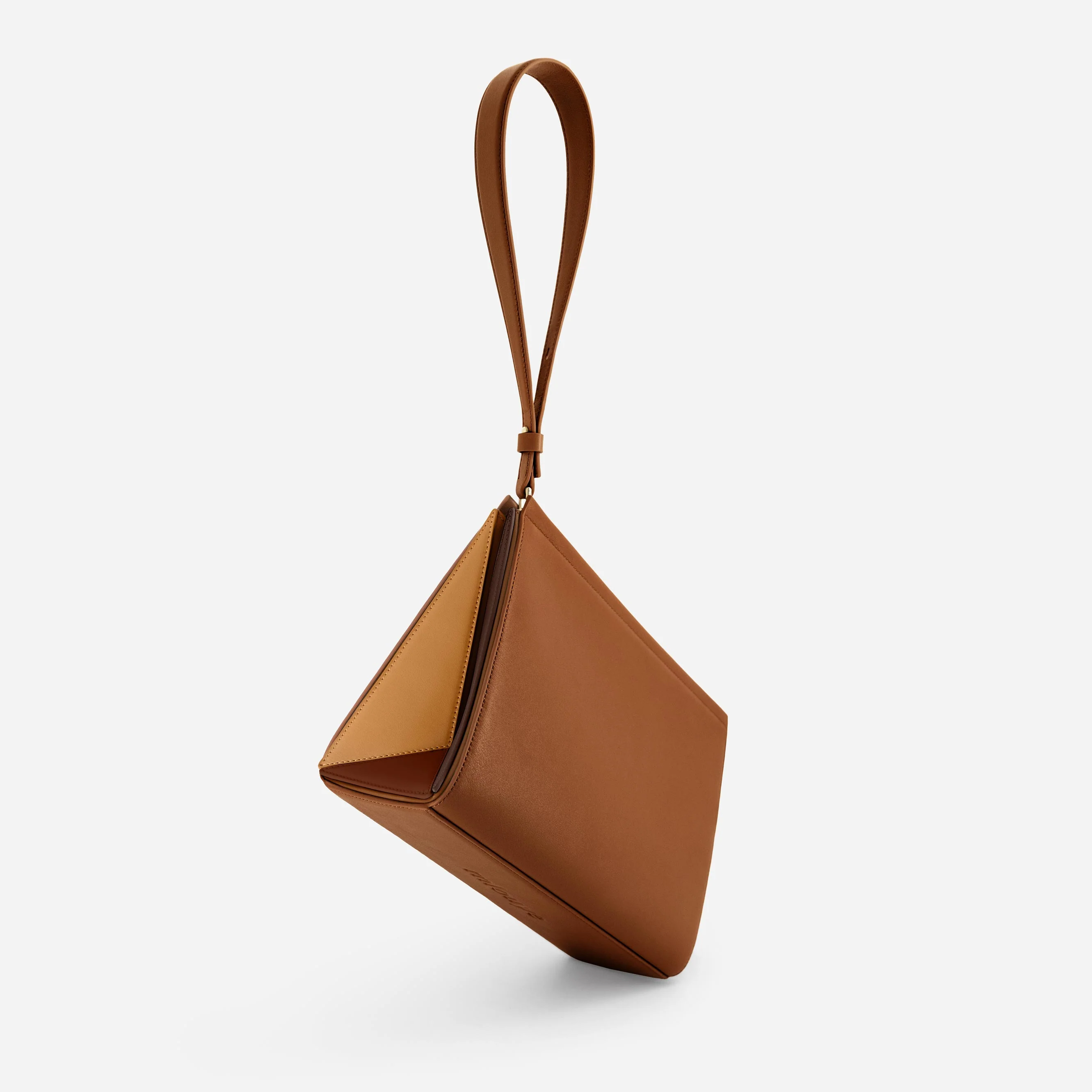 Large Triangle Pouch - Praline - Image 5