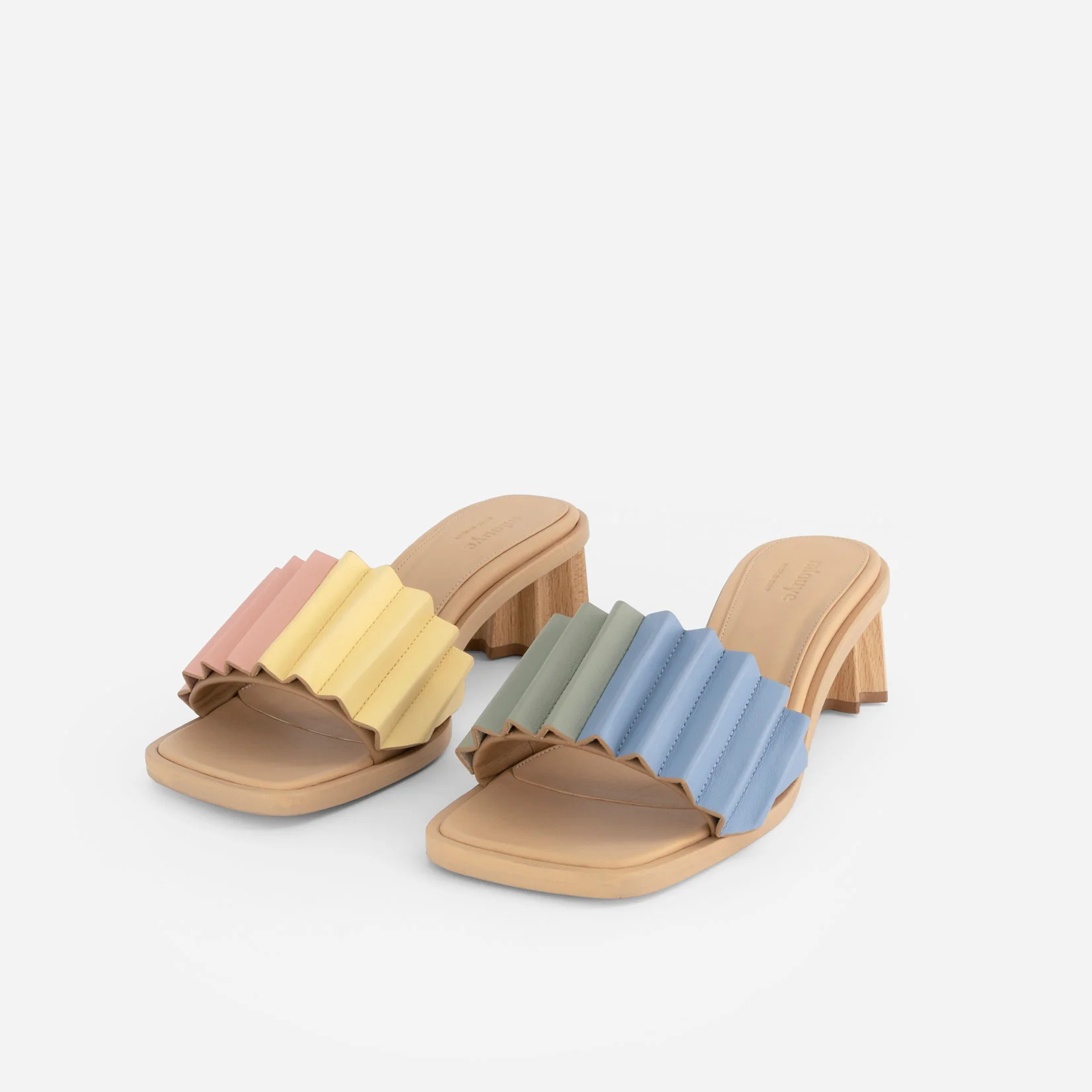 Louise Heeled Slide - Gummy - Image 3