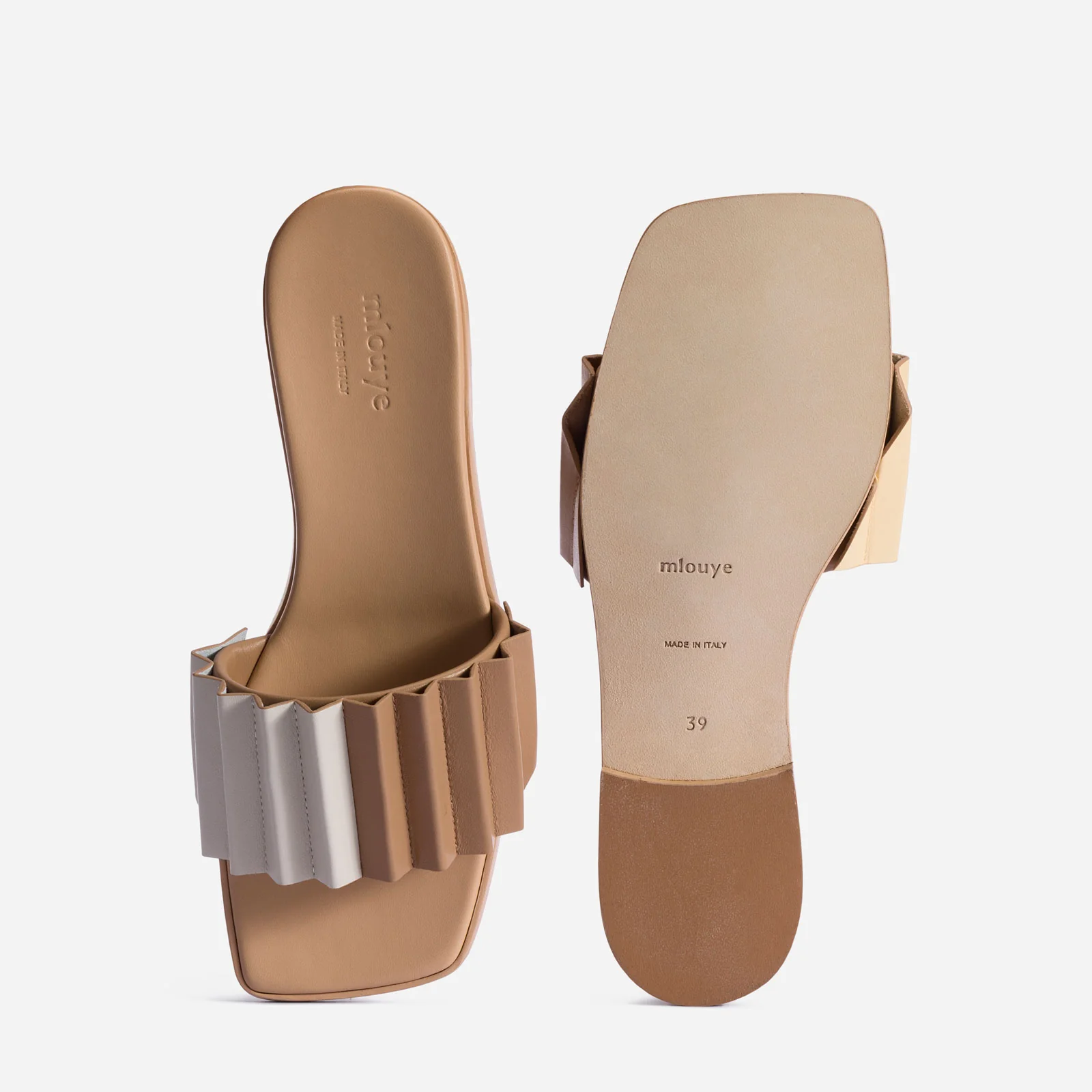 Louise Slide Sandal - Buttermilk - Image 3