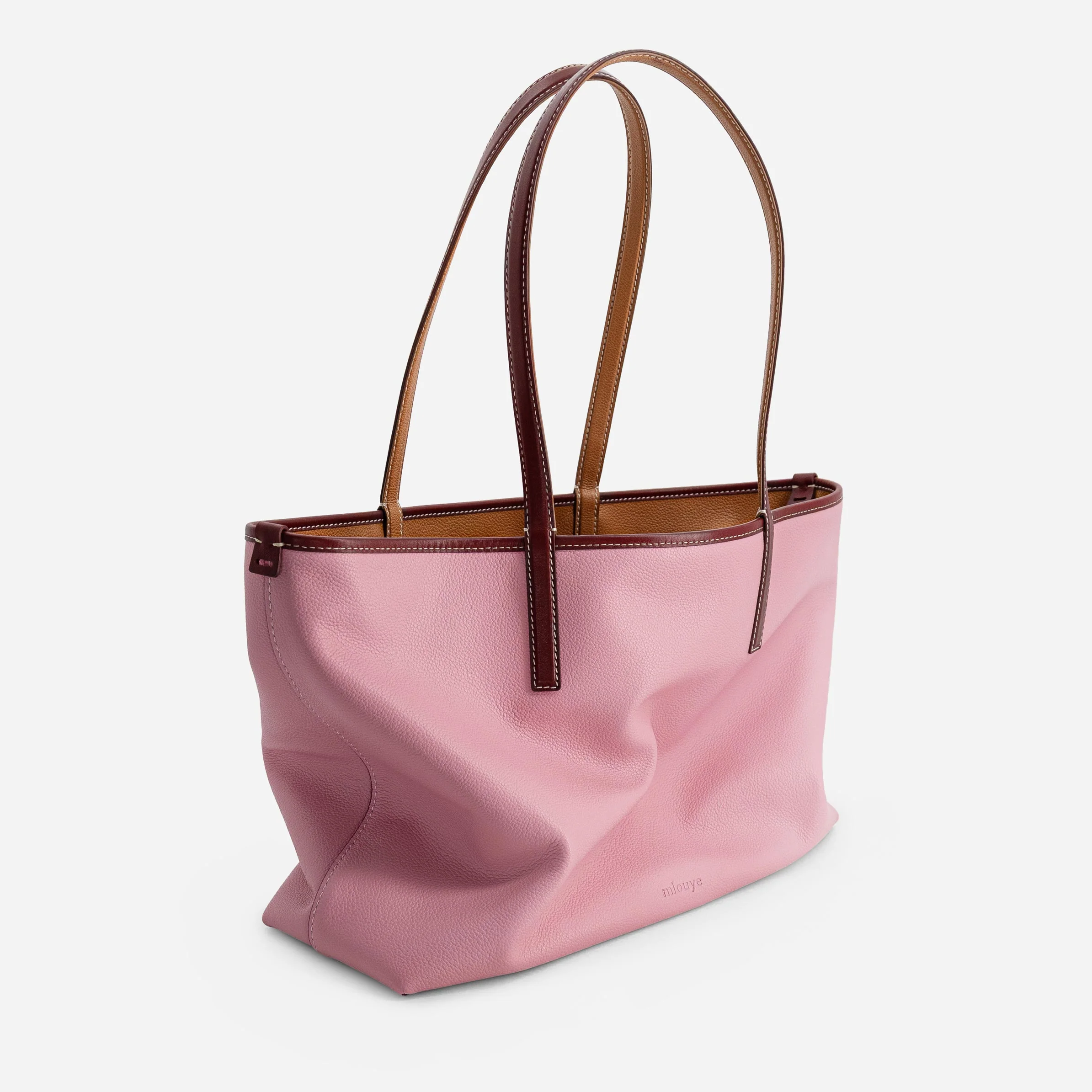 M Tote - Tan & Pink - Image 7