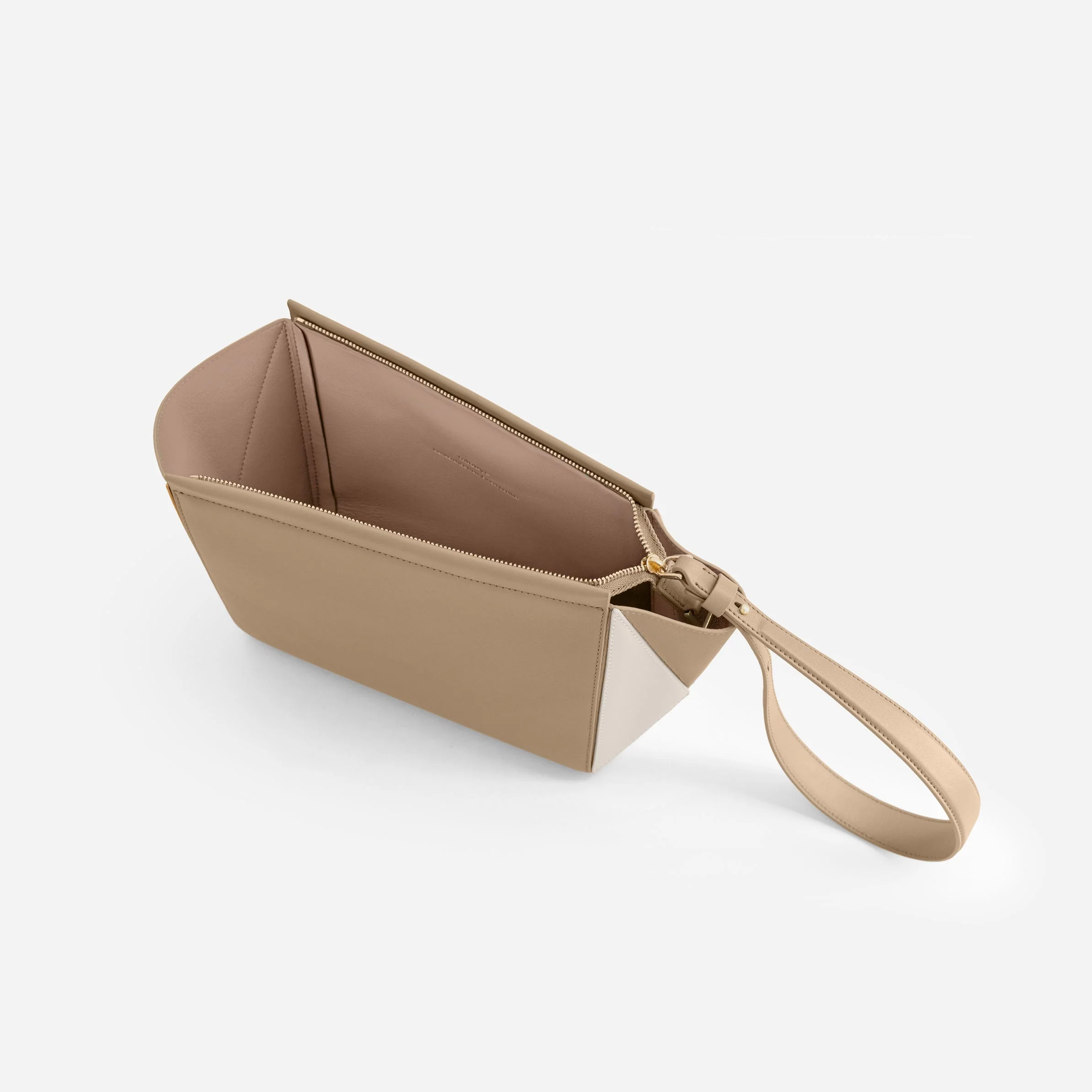 Medium Triangle Pouch - Milky - Image 6