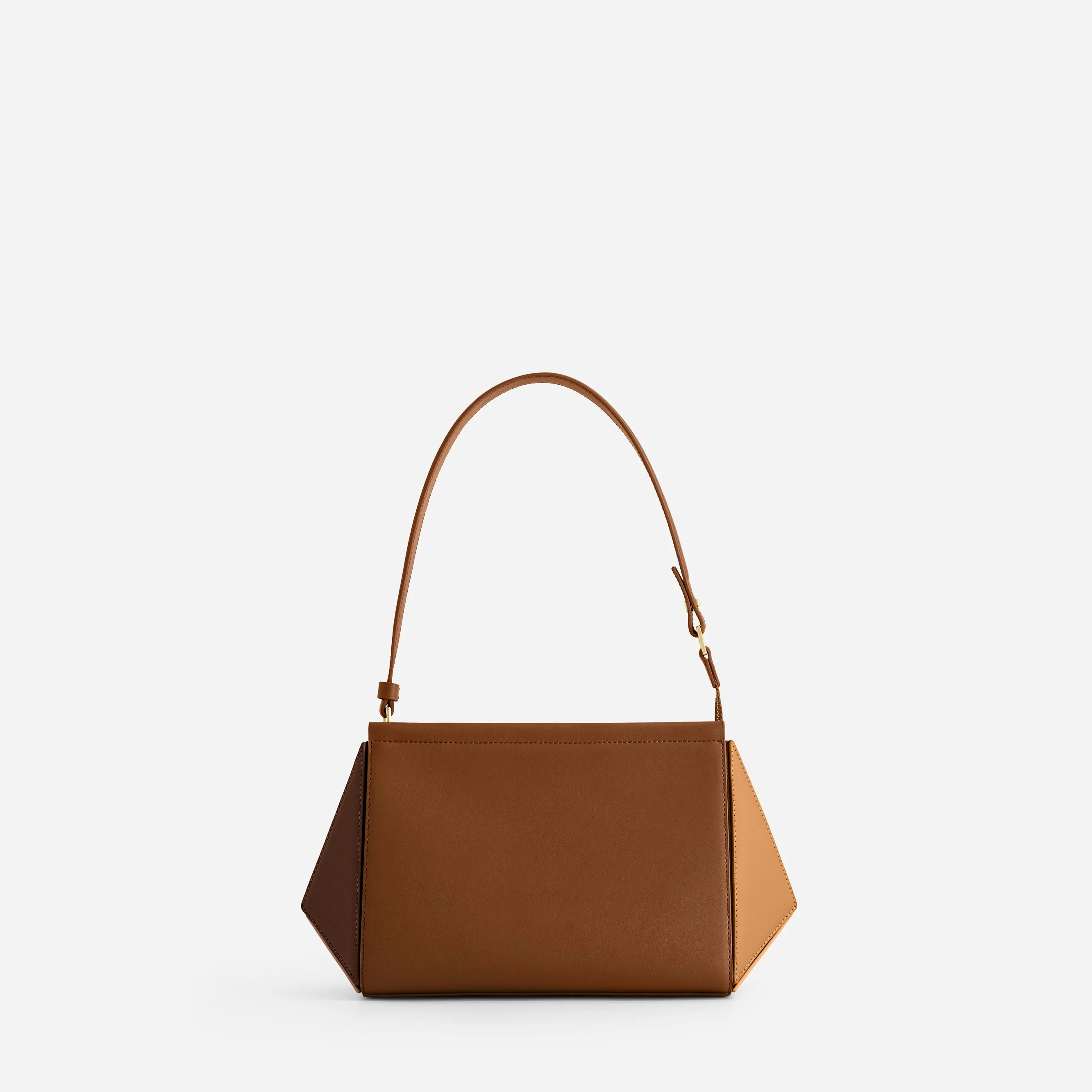 Medium Triangle Pouch - Praline - Image 2