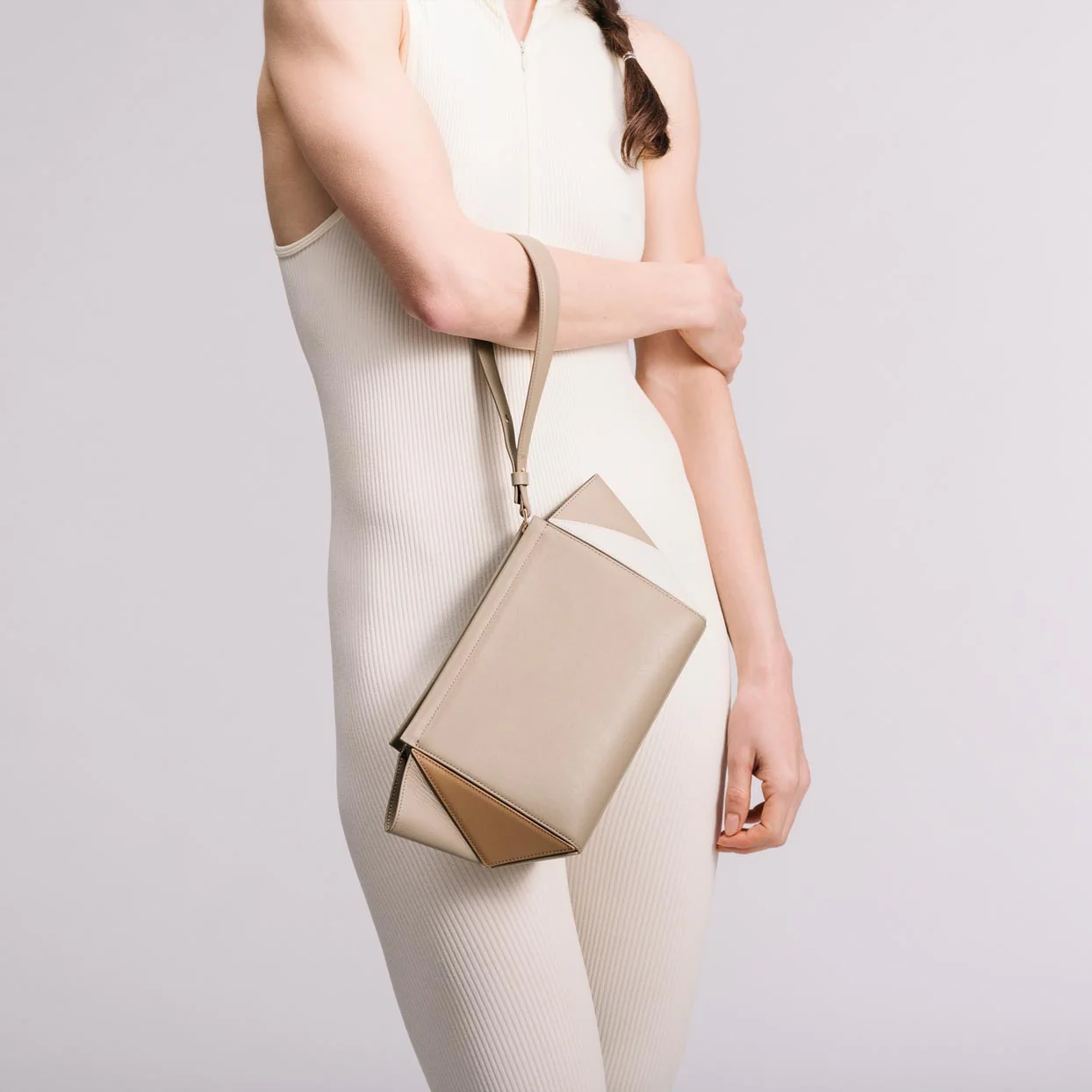 Medium Triangle Pouch - Terracotta - Image 7