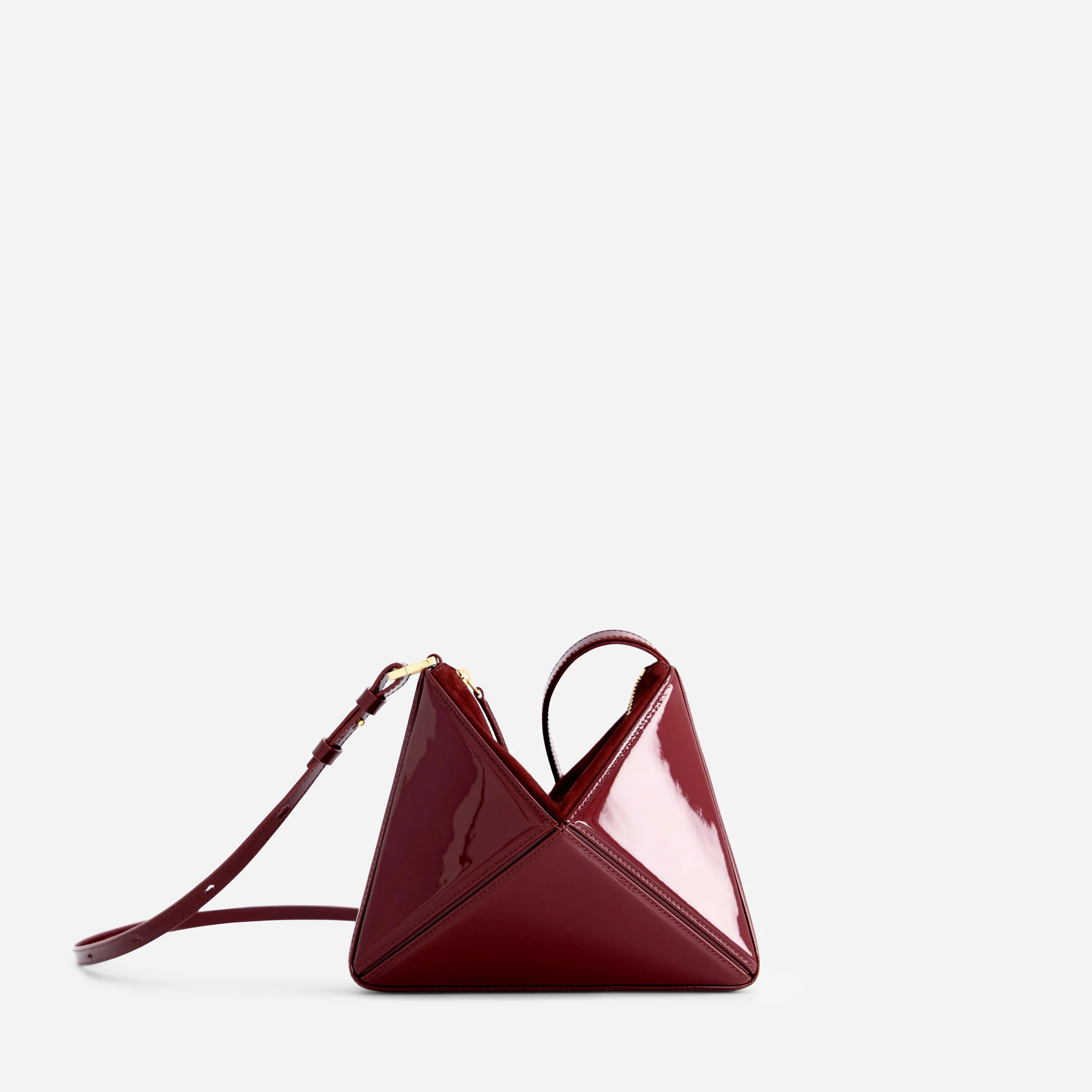 Mini Flex Bag - Patent Bordeaux - Image 4