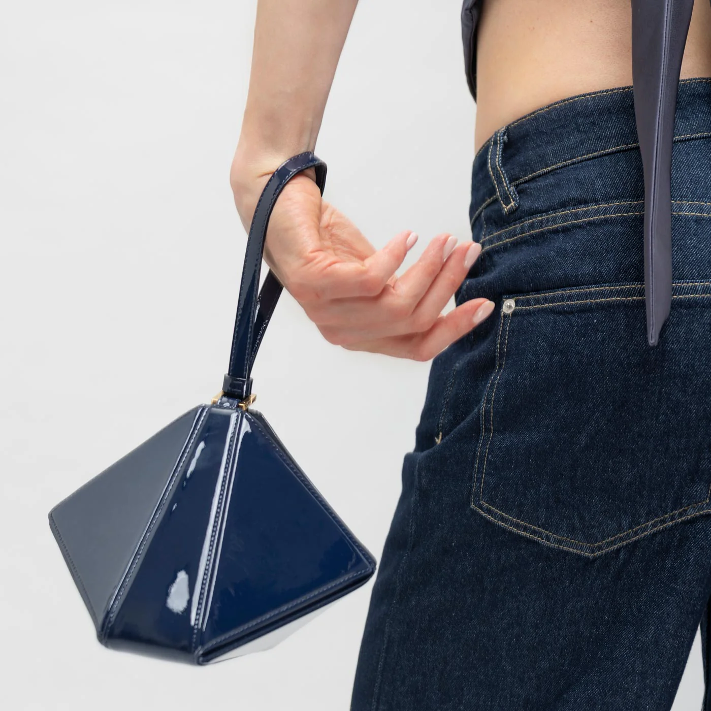 Mini Flex Bag - Patent Black - Image 7
