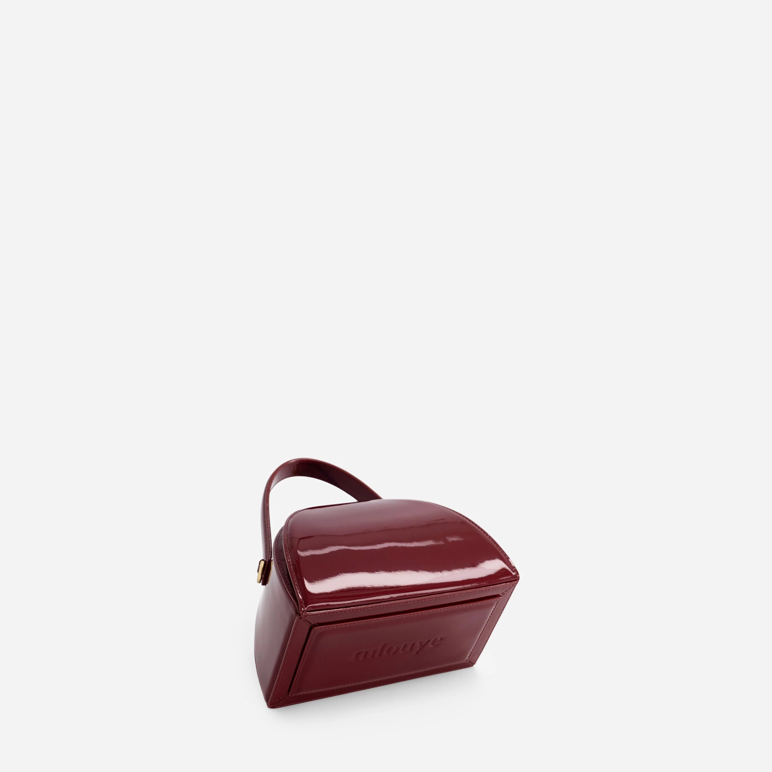 Mini Pandora - Patent Bordeaux - Image 4