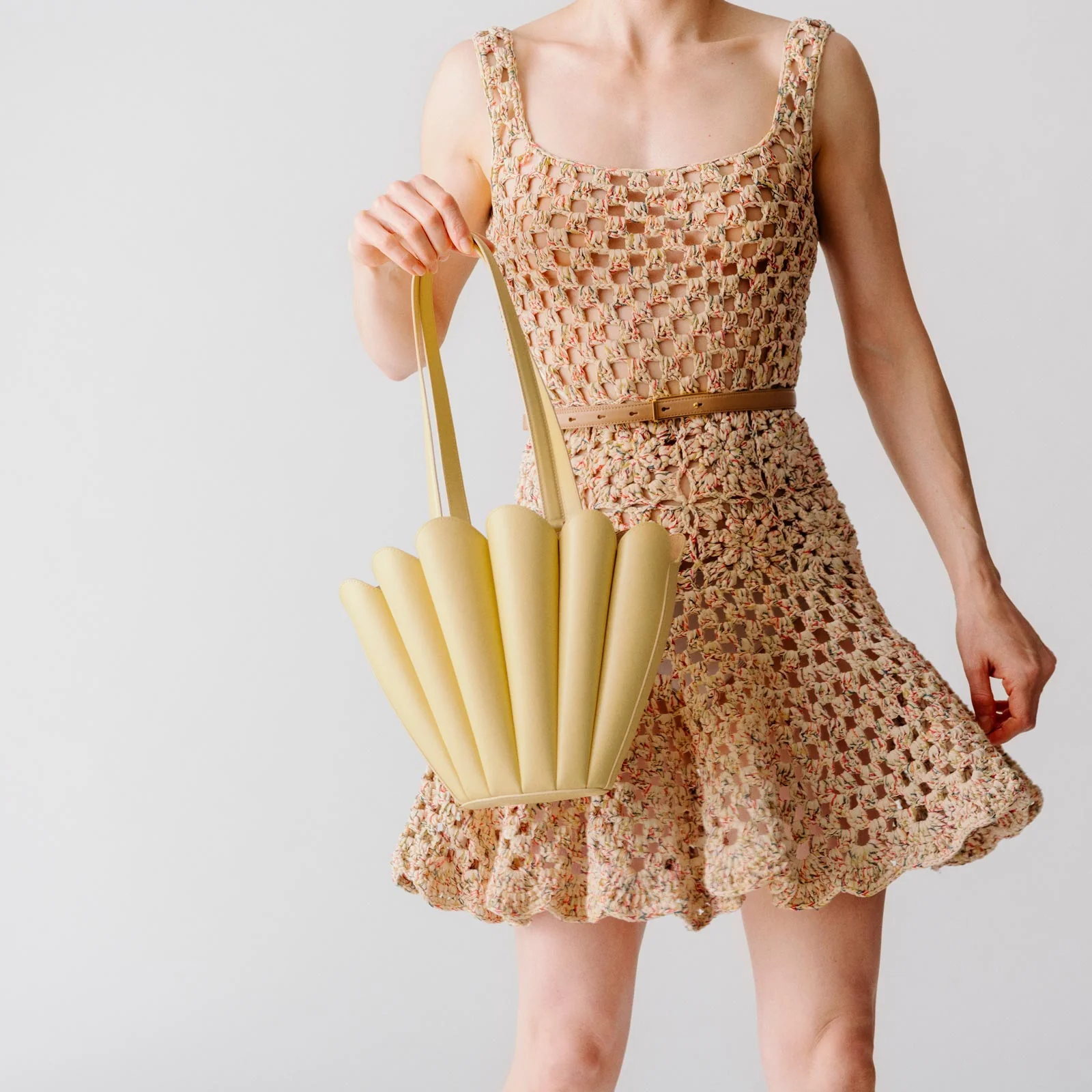 Mini Seashell Tote - Butter - Image 5
