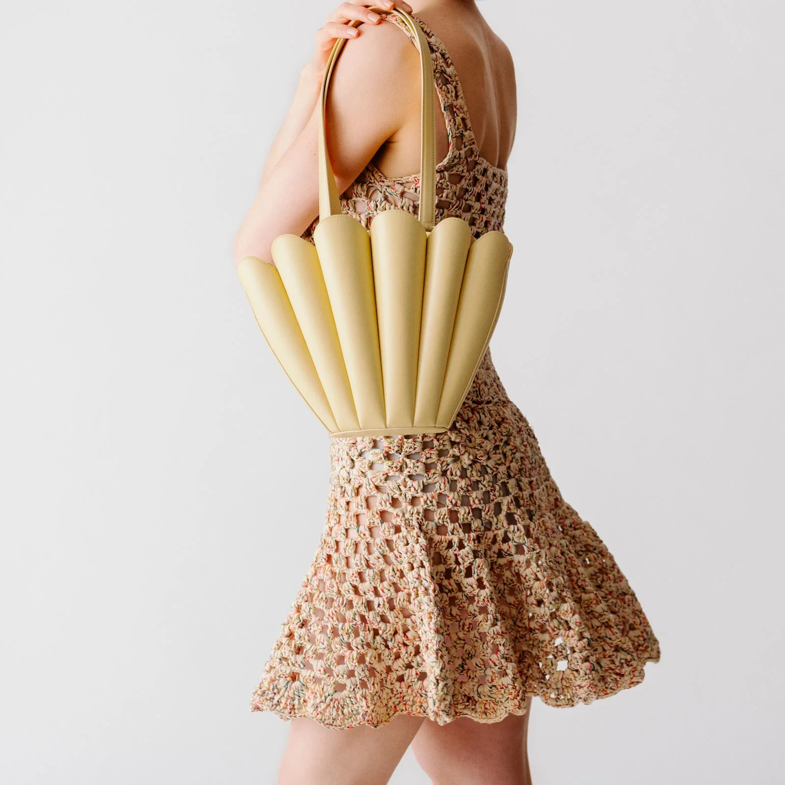 Mini Seashell Tote - Butter - Image 6